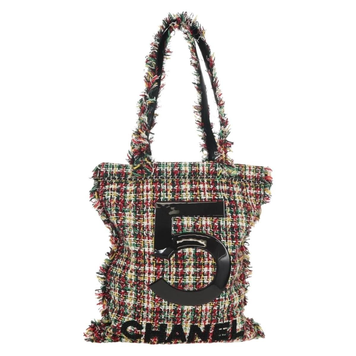 Chanel Chanel Tweed Multicolor Silver CC Tote Bag Size ONE SIZE - 1 Thumbnail