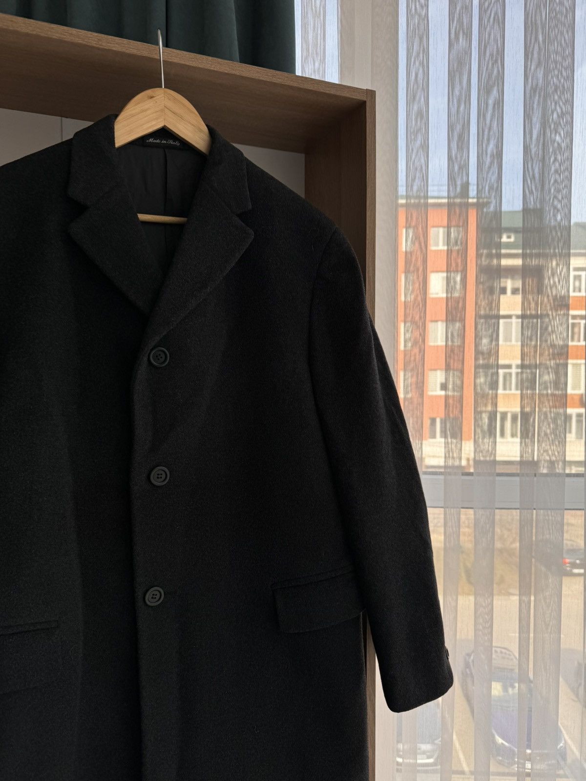 Pal Zileri × Vintage Vintage Pal Zirelli Pull Gruppo Forall Dark Grey Wool Coat Size US L / EU 52-54 / 3 - 4 Thumbnail