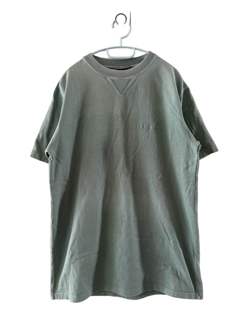 Dior × Kris Van Assche Dior Homme Let's Rock S/S 09 green T-shirt