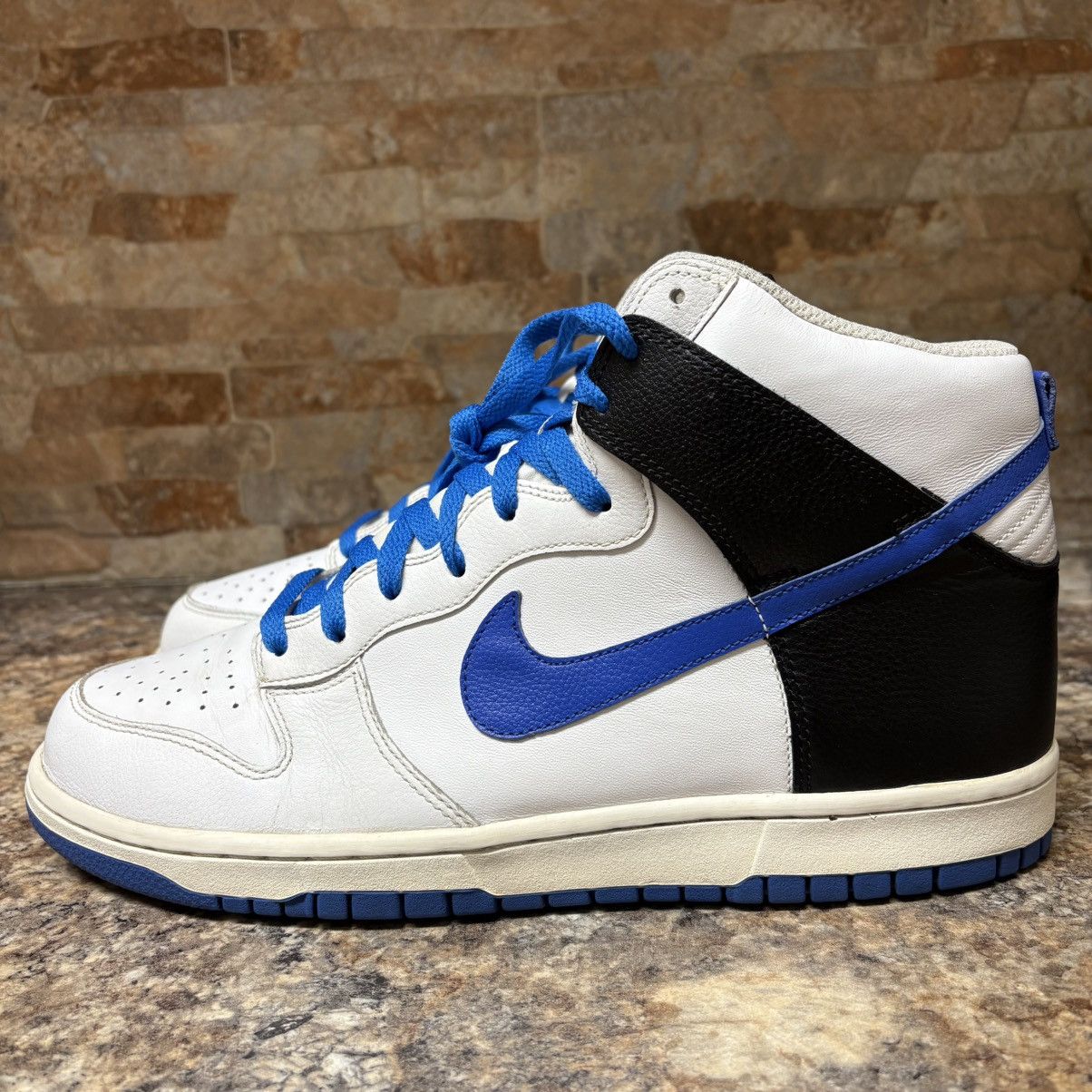 Nike Nike Dunk High 2008 White/Varsity Royal Blue Size 11.5 Size US 11.5 / EU 44-45 - 5 Thumbnail