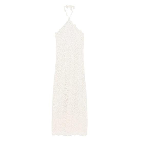 Ermanno Scervino ERMANNO SCERVINO Women Dresses D464Q603HGJ 10602 WHITE Size M / US 6-8 / IT 42-44 - 1 Thumbnail