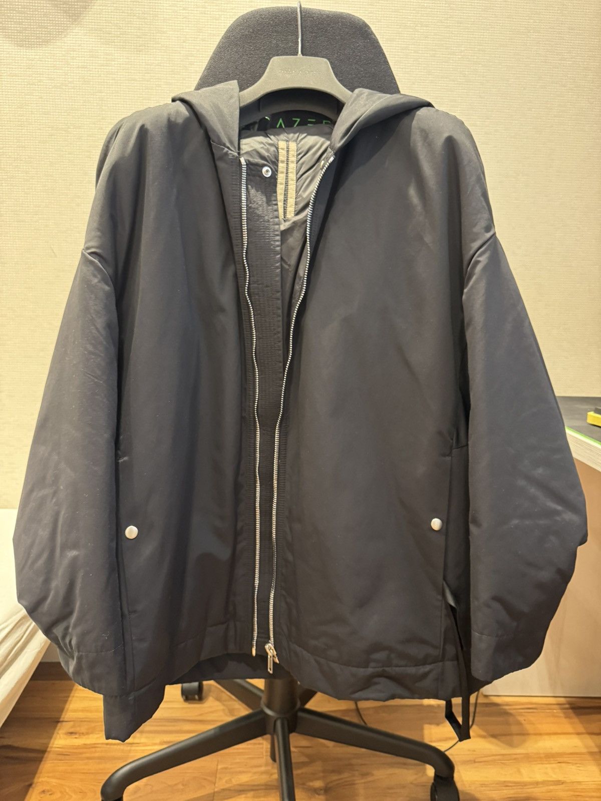 Rick Owens Drkshdw Rick Owens Hooded Peter Jacket Size US M / EU 48-50 / 2 - 1 Thumbnail