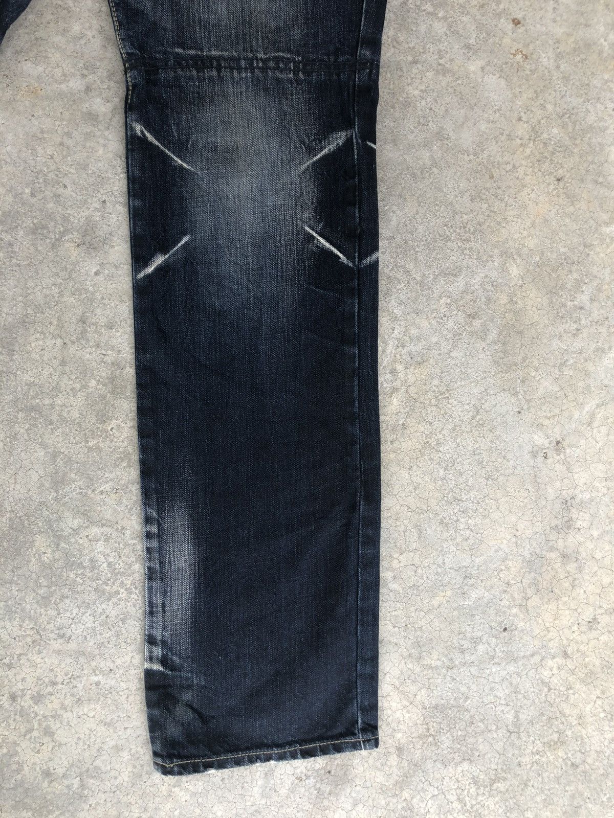 PPFM Japanese PPFM Double Waist Distressed Denim Size US 34 / EU 50 - 7 Thumbnail