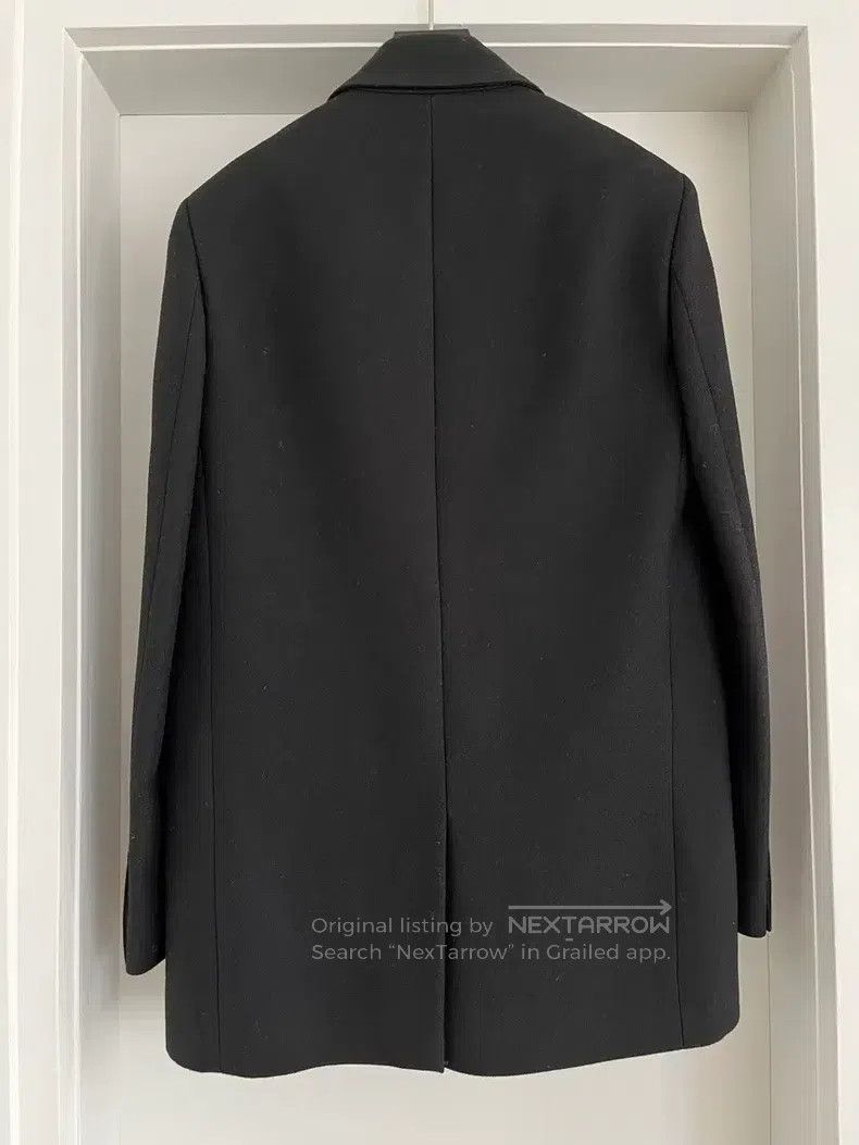 Jil Sander Jil Sander Navy Blue Black Double-breasted Suit Jacket Size 36S - 2 Thumbnail
