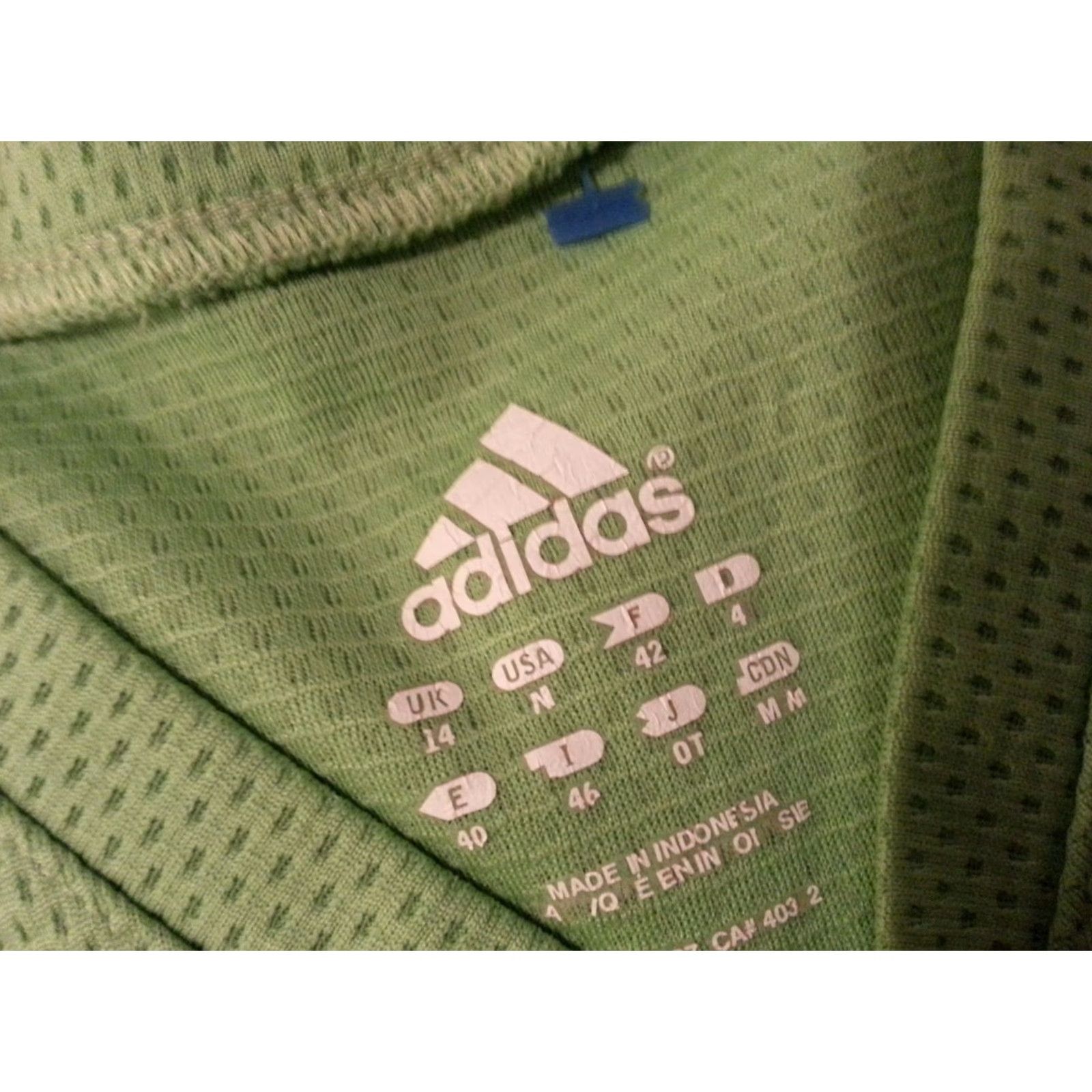 Adidas adidas Shirt Womens M Medium Green Tee Crew Shirt & Tops Womens Men? Size M / US 6-8 / IT 42-44 - 4 Thumbnail