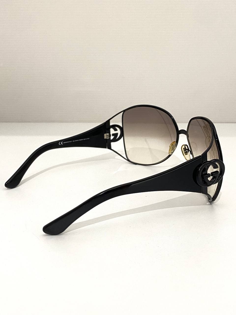 Gucci Gucci x Tom Ford GG Logo Black Oversized 2794 S Sunglasses Size ONE SIZE - 8 Thumbnail