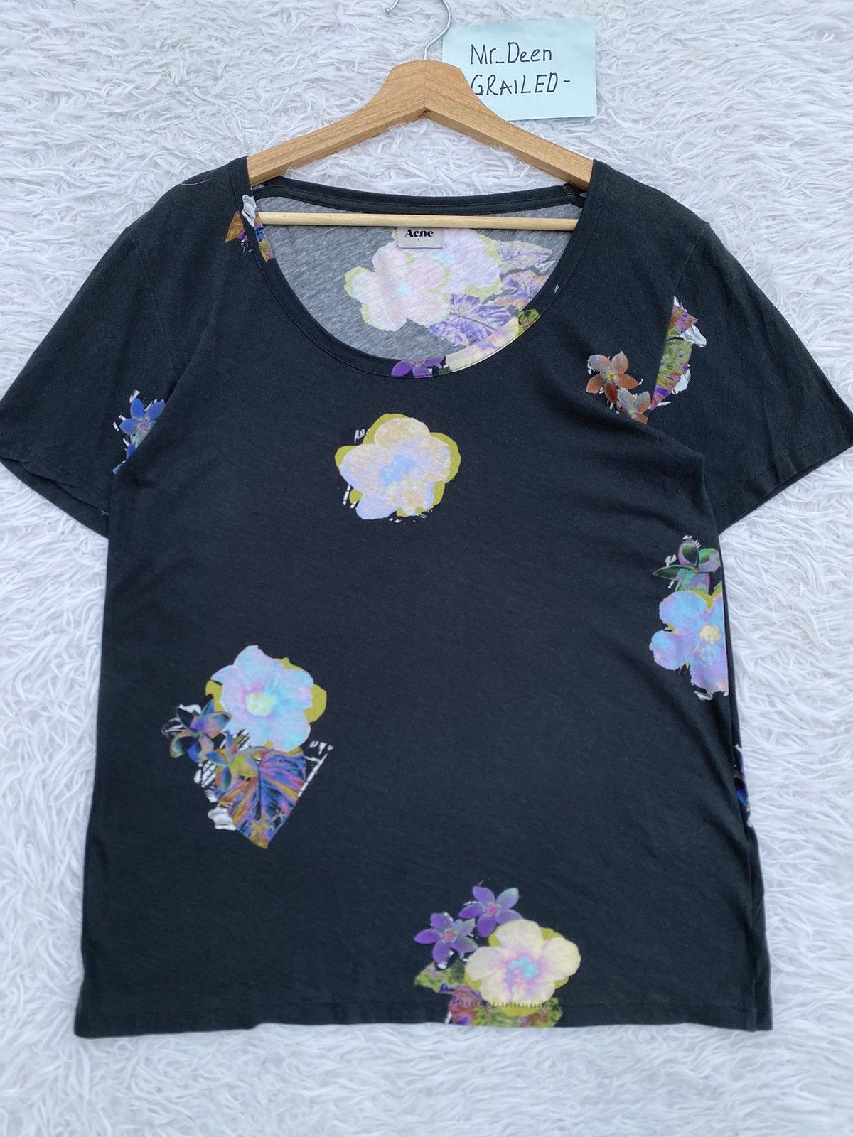 Acne Studios Rare ACNE Studios Florals Tshirt Size US S / EU 44-46 / 1 - 4 Thumbnail