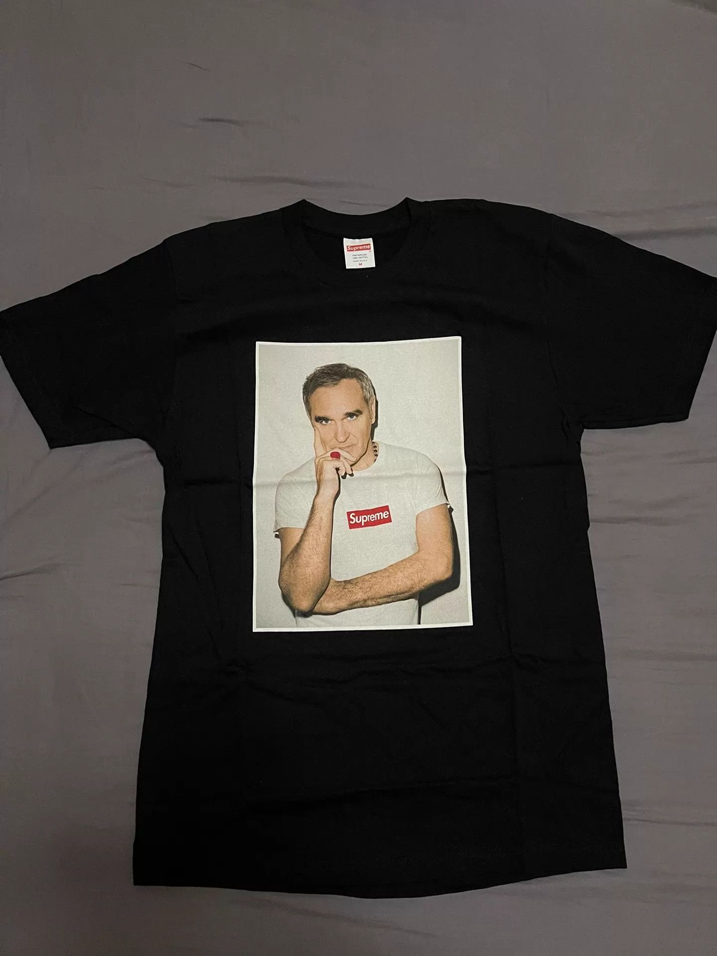 Supreme Supreme Morrissey Photo Tee New Black M/L Size US M / EU 48-50 / 2 - 1 Thumbnail