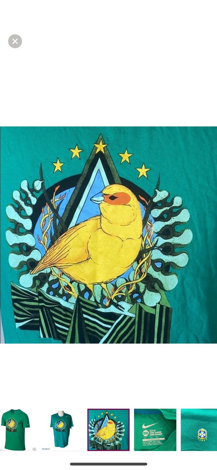 Nike Nike XXL Brazil World Cup tee Size US XXL / EU 58 / 5 - 6 Thumbnail