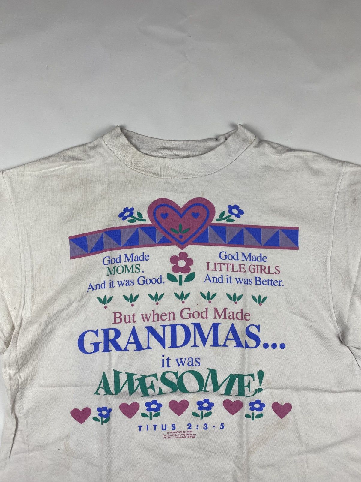Vintage Vintage Word Jesus 90s tshirt Size US L / EU 52-54 / 3 - 1 Thumbnail