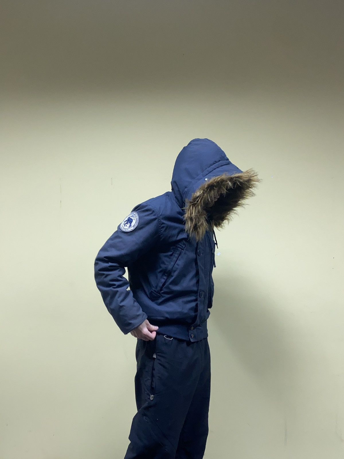 80s〜90s alpha industries n2b jacket Vintage ALPHA INDUSTRIES N-2B Flying Mans Fur Hooded Parka