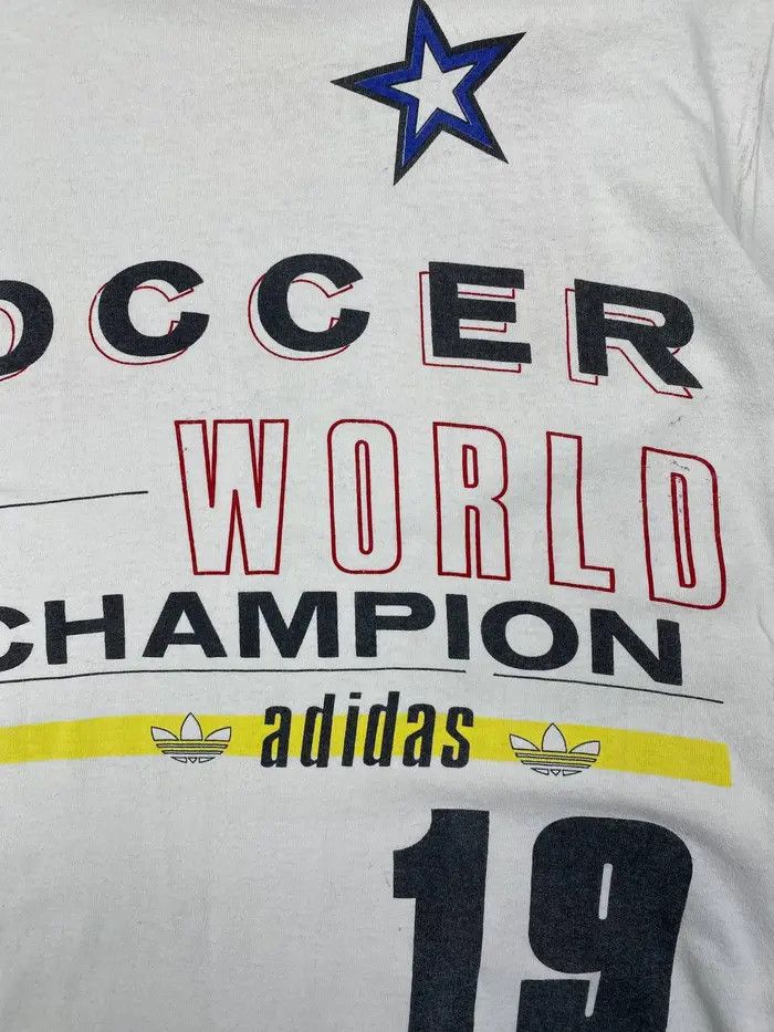 Adidas Vintage Adidas Soccer World Champion T Shirt 1994 USA Size US S / EU 44-46 / 1 - 4 Thumbnail