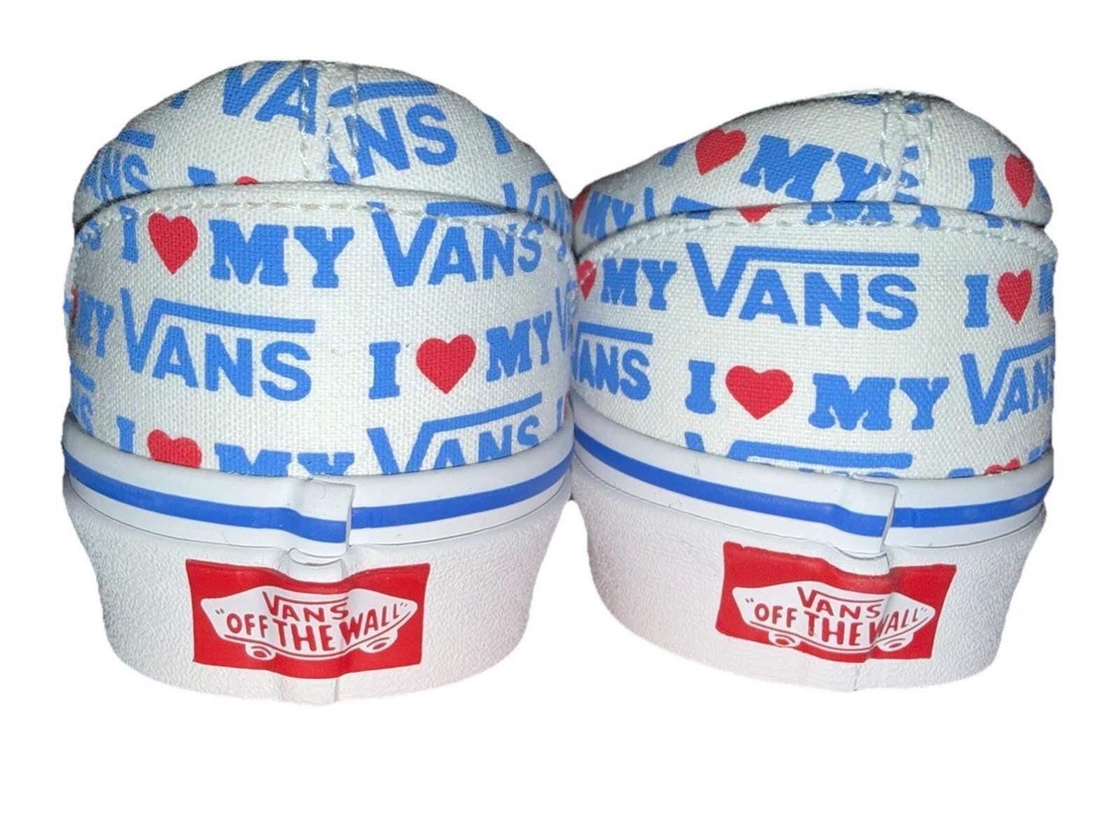 Vans Vans I Love My Vans White Canvas Sneakers Size US 7.5 / IT 37.5 - 5 Thumbnail