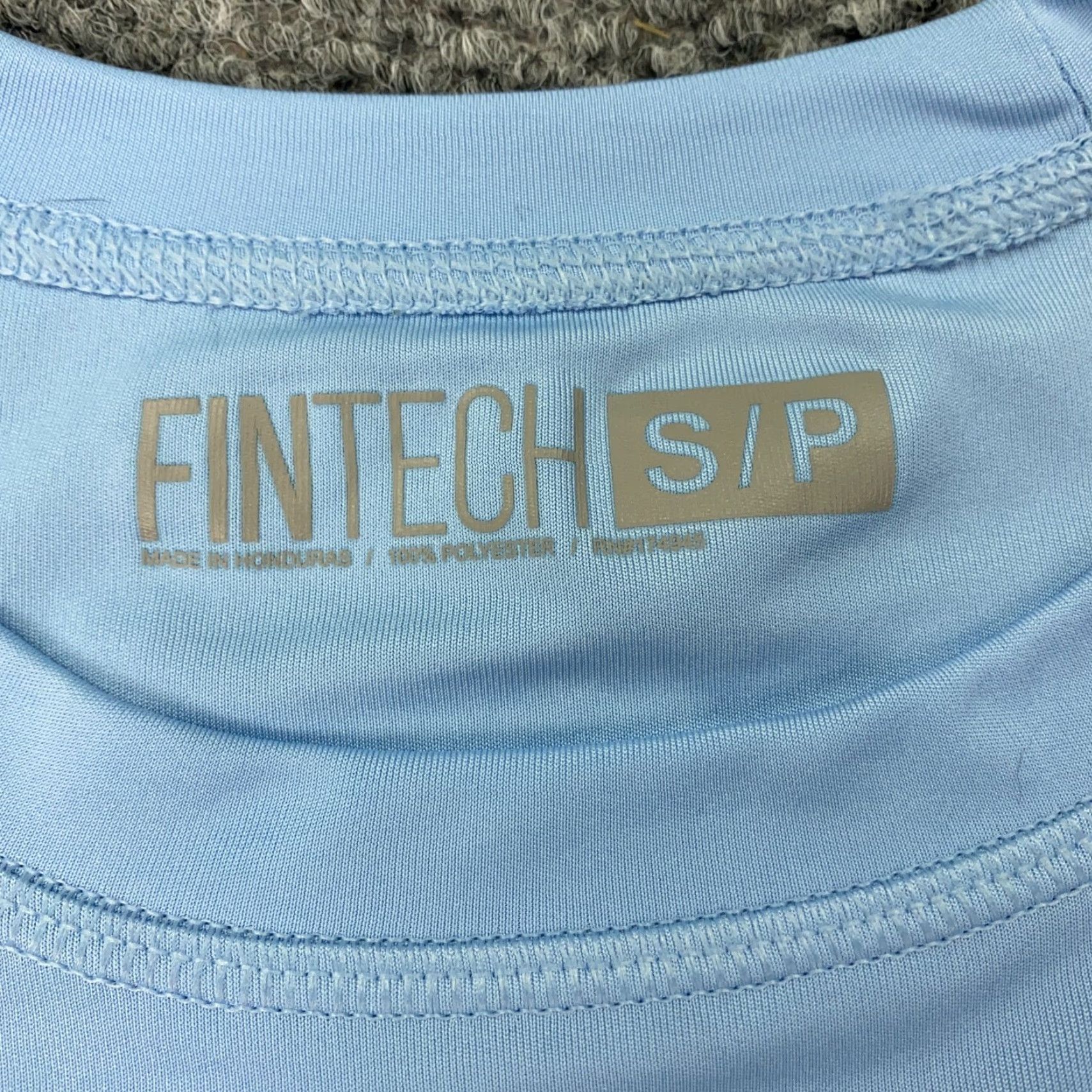 Vintage FinTech Sun Defender Mens Shirt Small Powder Blue UV Long Sleeve Bait & Tackle Size US S / EU 44-46 / 1 - 4 Thumbnail