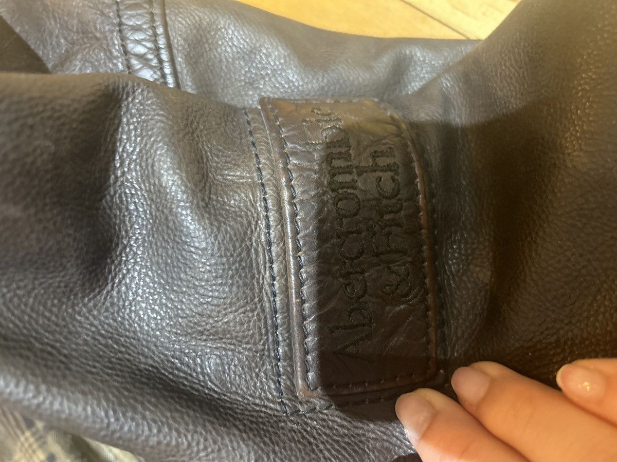 Abercrombie & Fitch Abercrombie & Fitch Slant Rock leather jacket Size US L / EU 52-54 / 3 - 6 Thumbnail