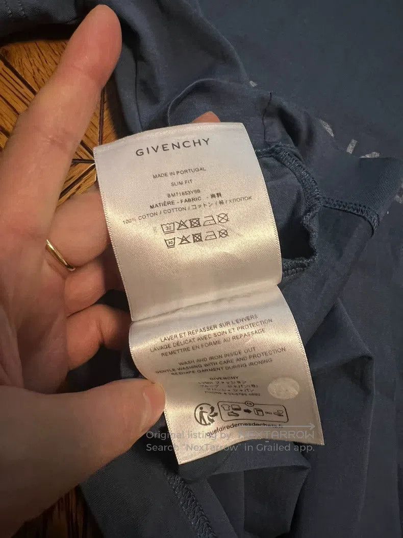 Givenchy Givenchy T-Shirt, Morandi Blue Green, Size S Size US S / EU 44-46 / 1 - 8 Thumbnail