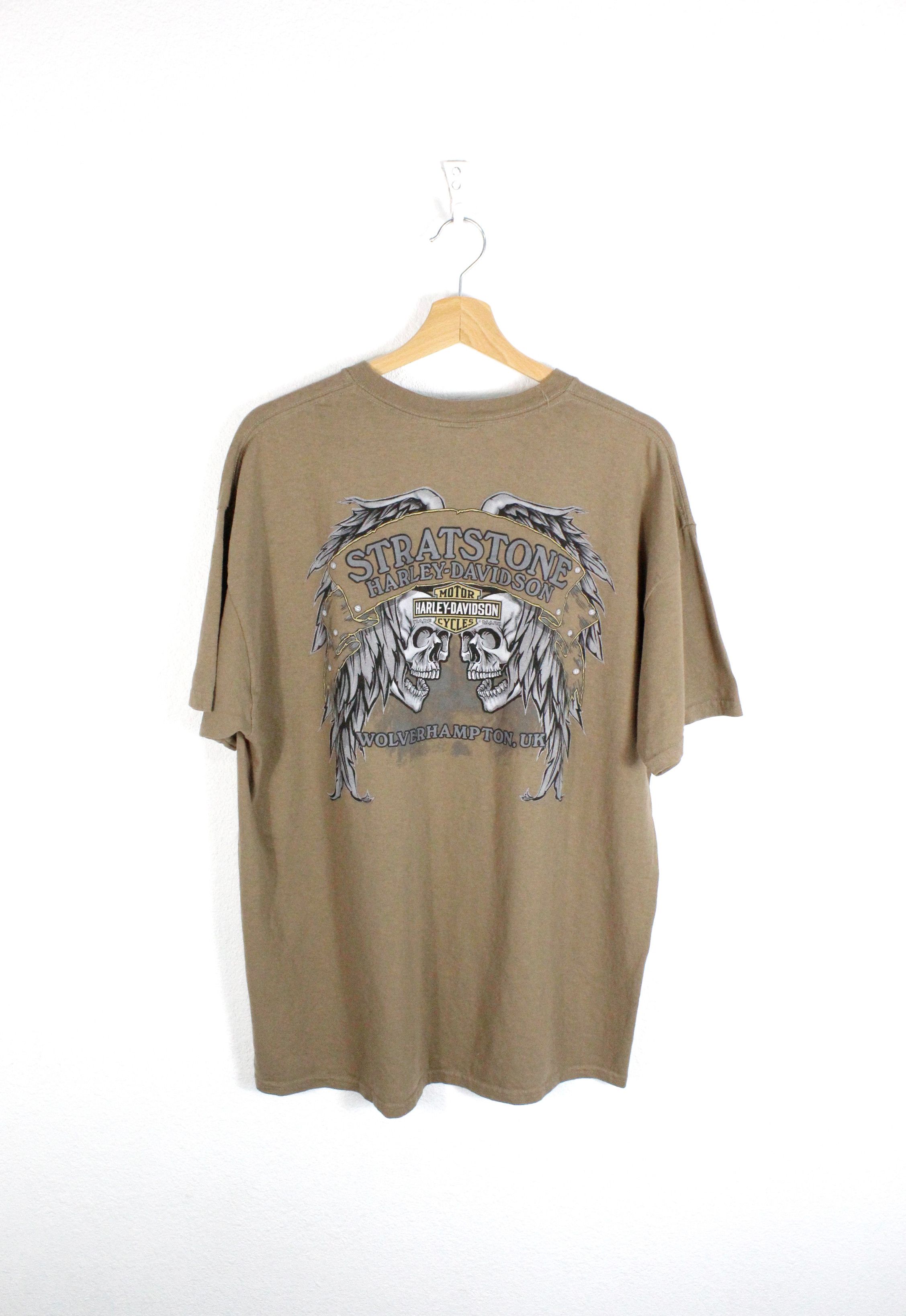 Harley Davidson × West Coast Choppers Harley Davidson Stratstone Wolverhampton UK Skull Tee Tshirt Size US XL / EU 56 / 4 - 4 Thumbnail