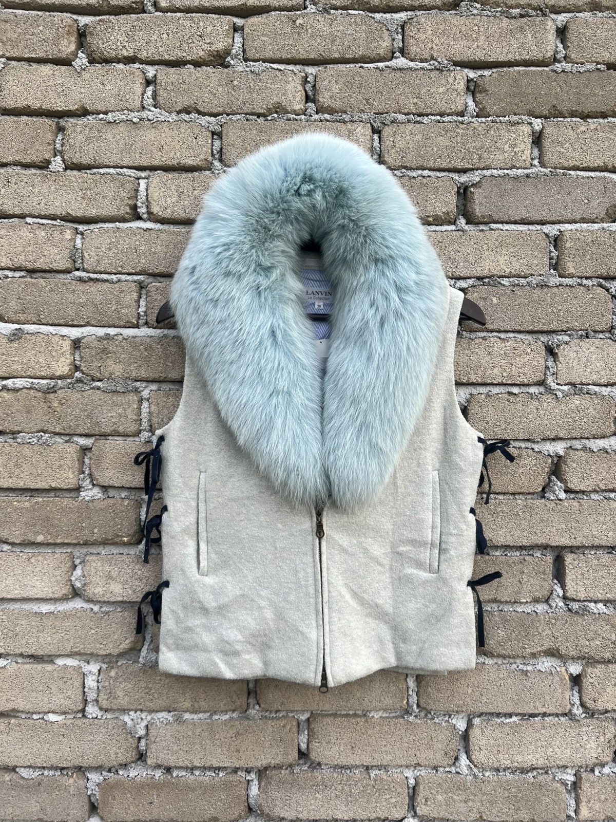 Lanvin Lanvin La Collection Faux Fur Collar Jacket Size XS / US 0-2 / IT 36-38 - 2 Thumbnail