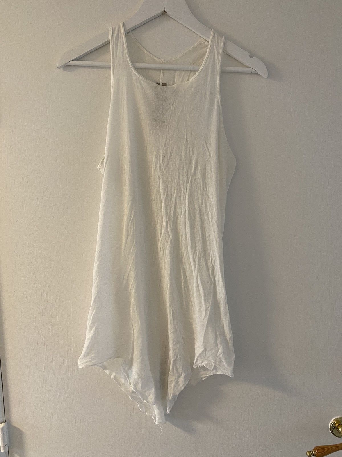 Rick Owens Rick Owens Rib Tank Top ”Dick Flap” | Grailed