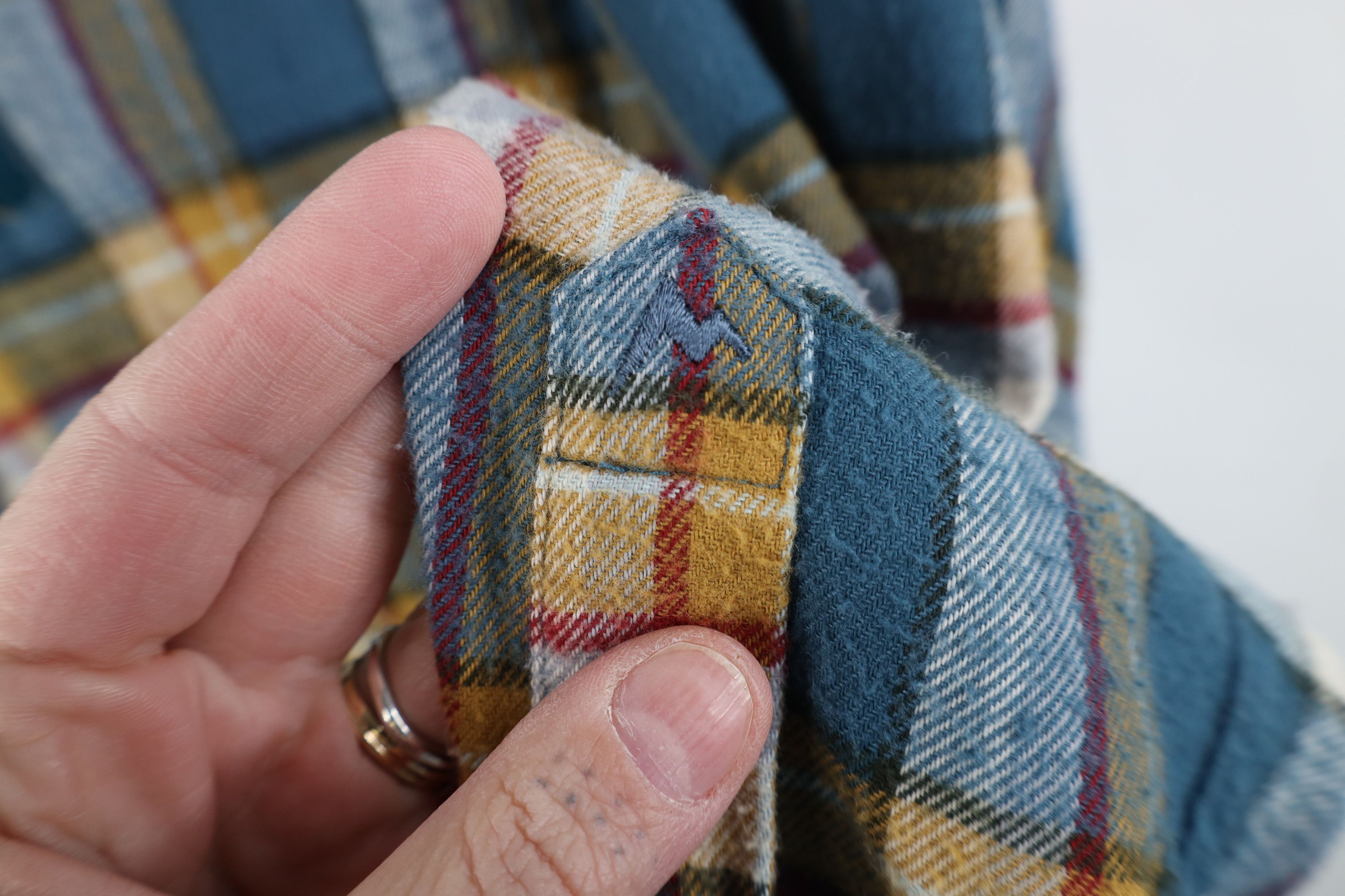 Marmot Marmot Button Collared Flannel Shirt Plaid Hiking Trekking Size US XL / EU 56 / 4 - 4 Thumbnail