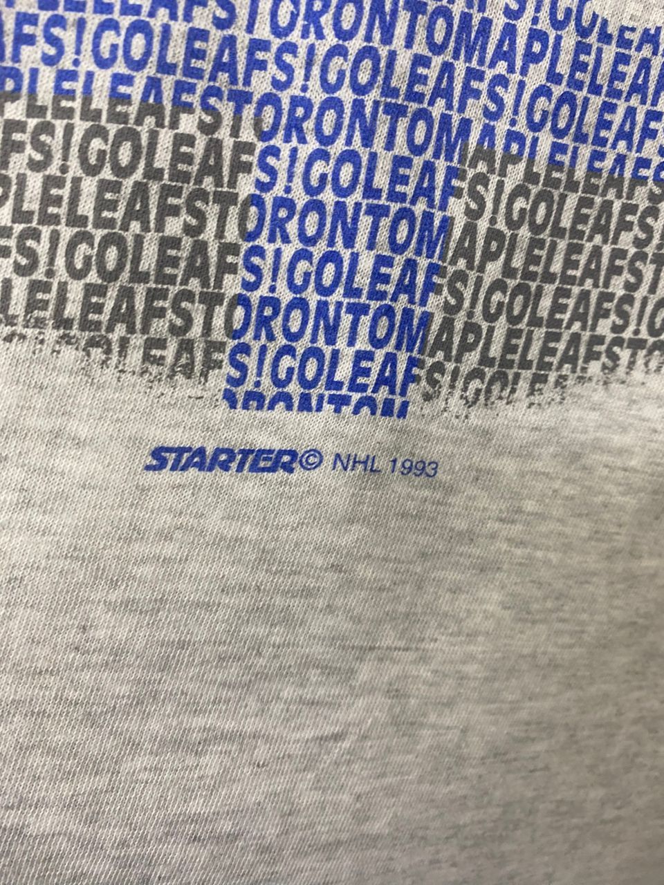 Starter Vintage Starter NHL Toronto Maple Leafs Distressed Tshirt Size US L / EU 52-54 / 3 - 5 Thumbnail