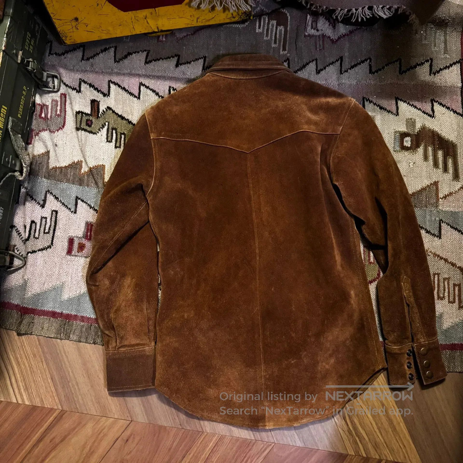 Vintage Vintage 70s Western Style Suede Jacket. Size US M / EU 48-50 / 2 - 3 Thumbnail