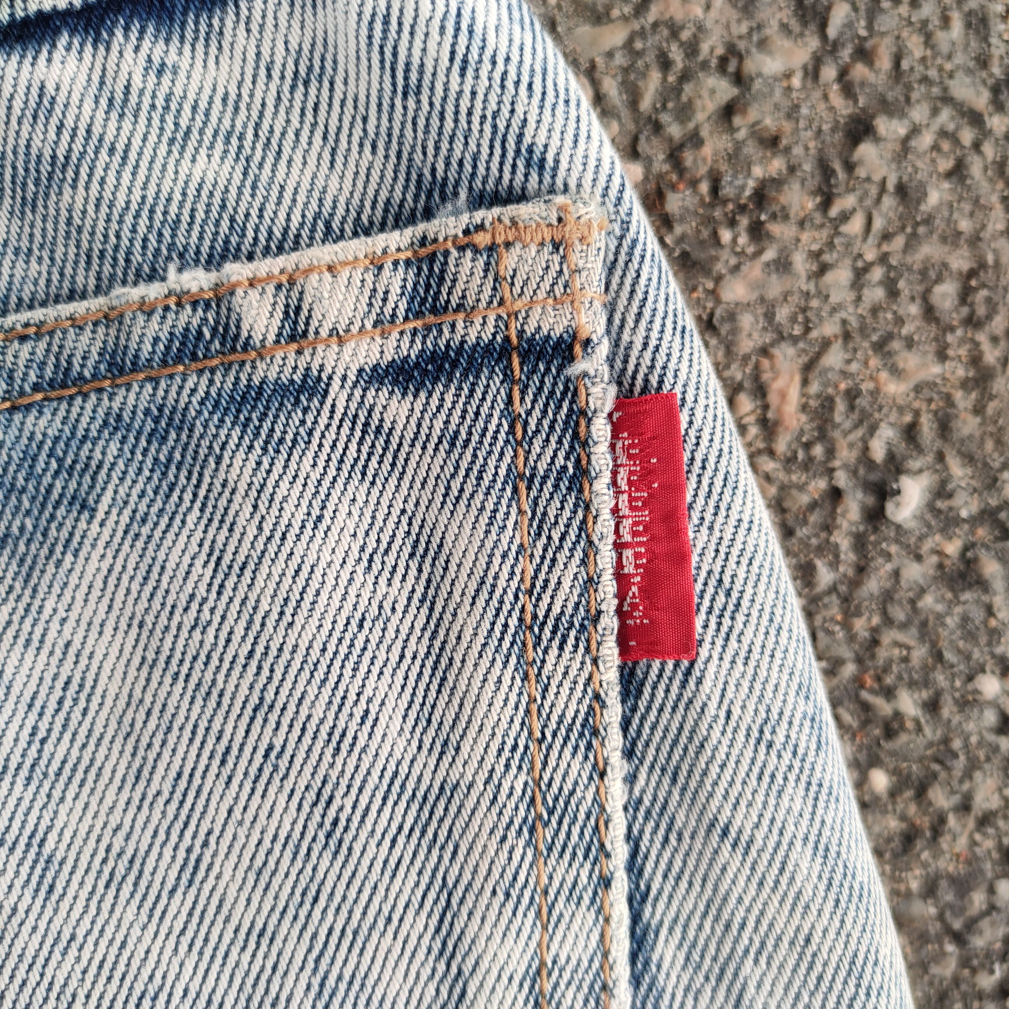 Japanese Brand × Jean × Vintage VINTAGE THREEPAL FADED RIPPED JEANS DENIM PANTS Size US 32 / EU 48 - 12 Thumbnail
