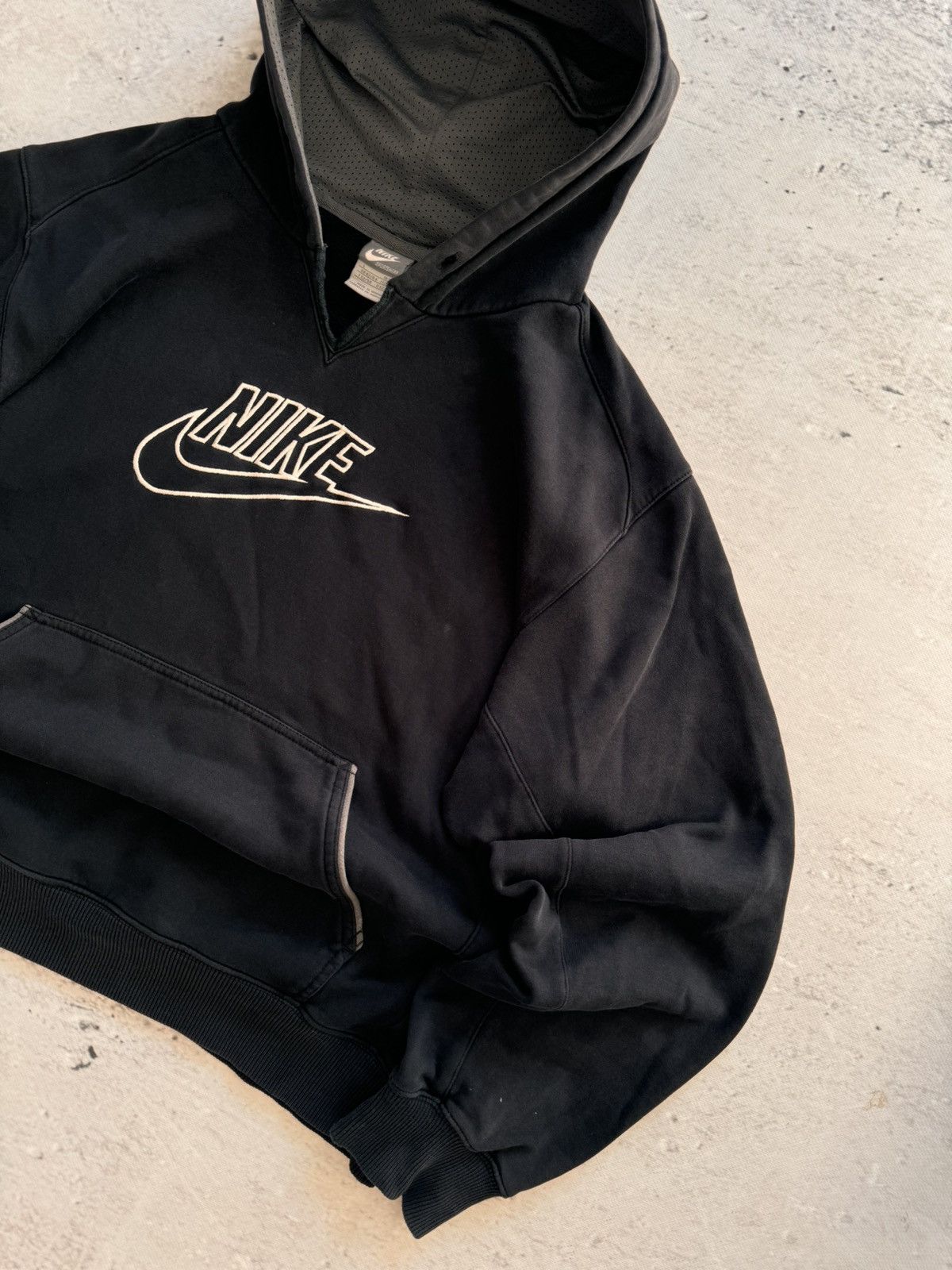 Nike × Vintage NIKE VINTAGE CENTER LOGO OVERSIZE BOXY HOODIE Size US L / EU 52-54 / 3 - 3 Thumbnail
