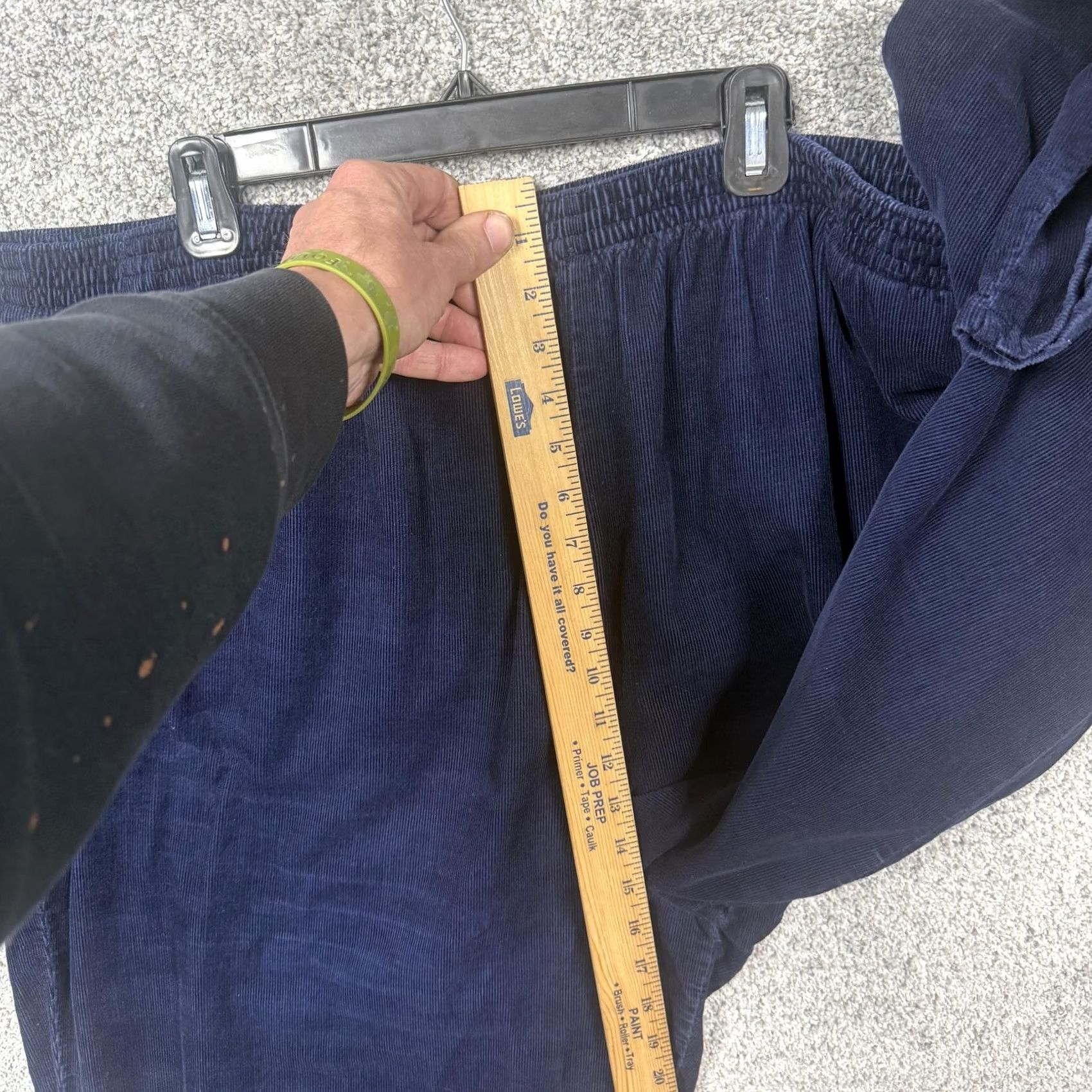 Basic Editions VINTAGE Basic Editions Pants 3X 42x27 Corduroy Tapered Elastic Pockets Pull On 90s Grunge Bohemian Grannycore Loungewear Womens Size 40" / US 18 - 5 Thumbnail