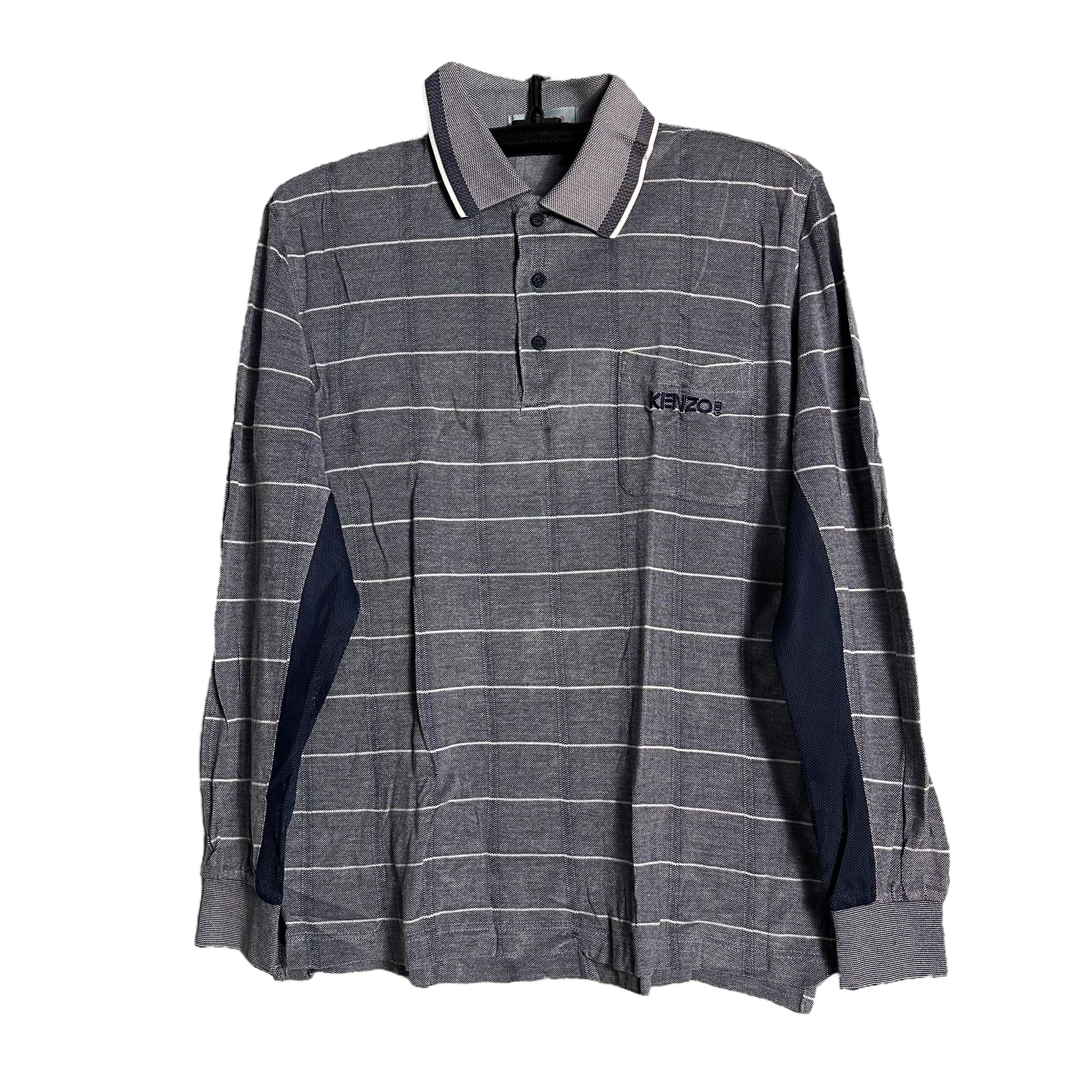 Japanese Brand × Kenzo × Vintage 🔥RARE🔥Vintage Kenzo Golf OVP L/S Polo Shirt Made in Japan Size US L / EU 52-54 / 3 - 1 Thumbnail