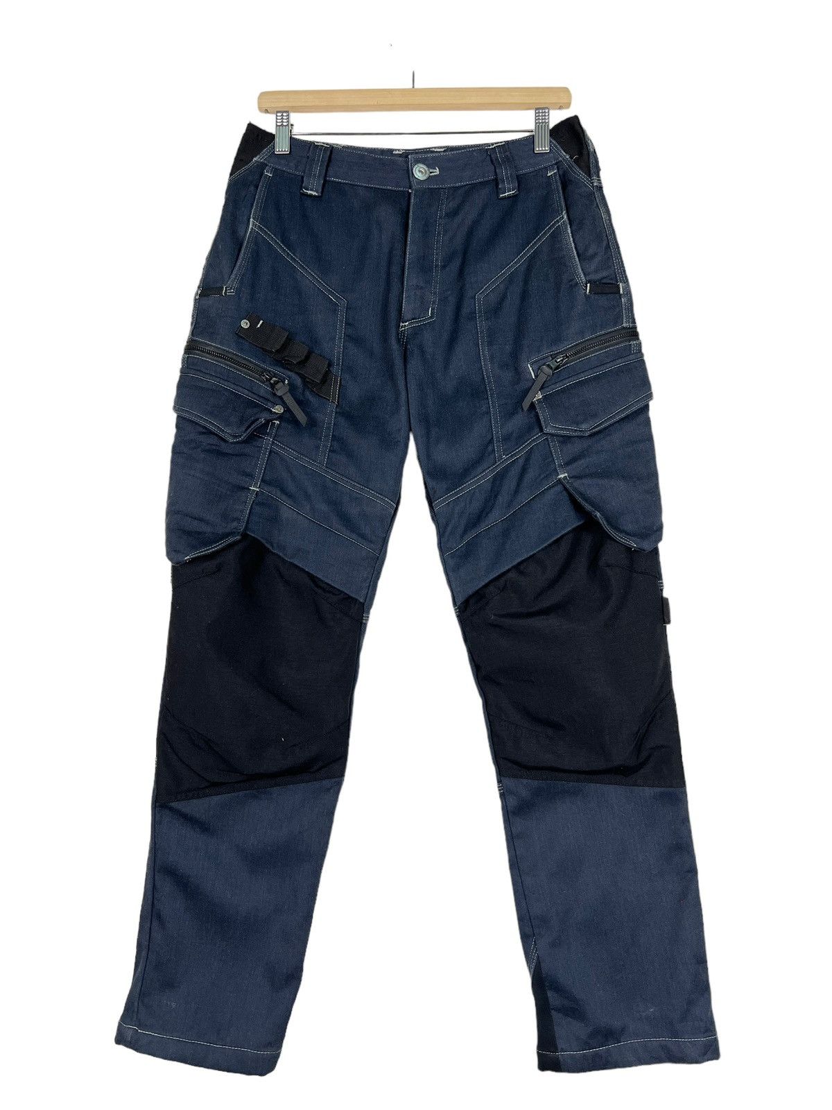 Designer 🔥 FIELD CORE SURVIVAL CARGO PANTS Size US 30 / EU 46 - 2 Thumbnail