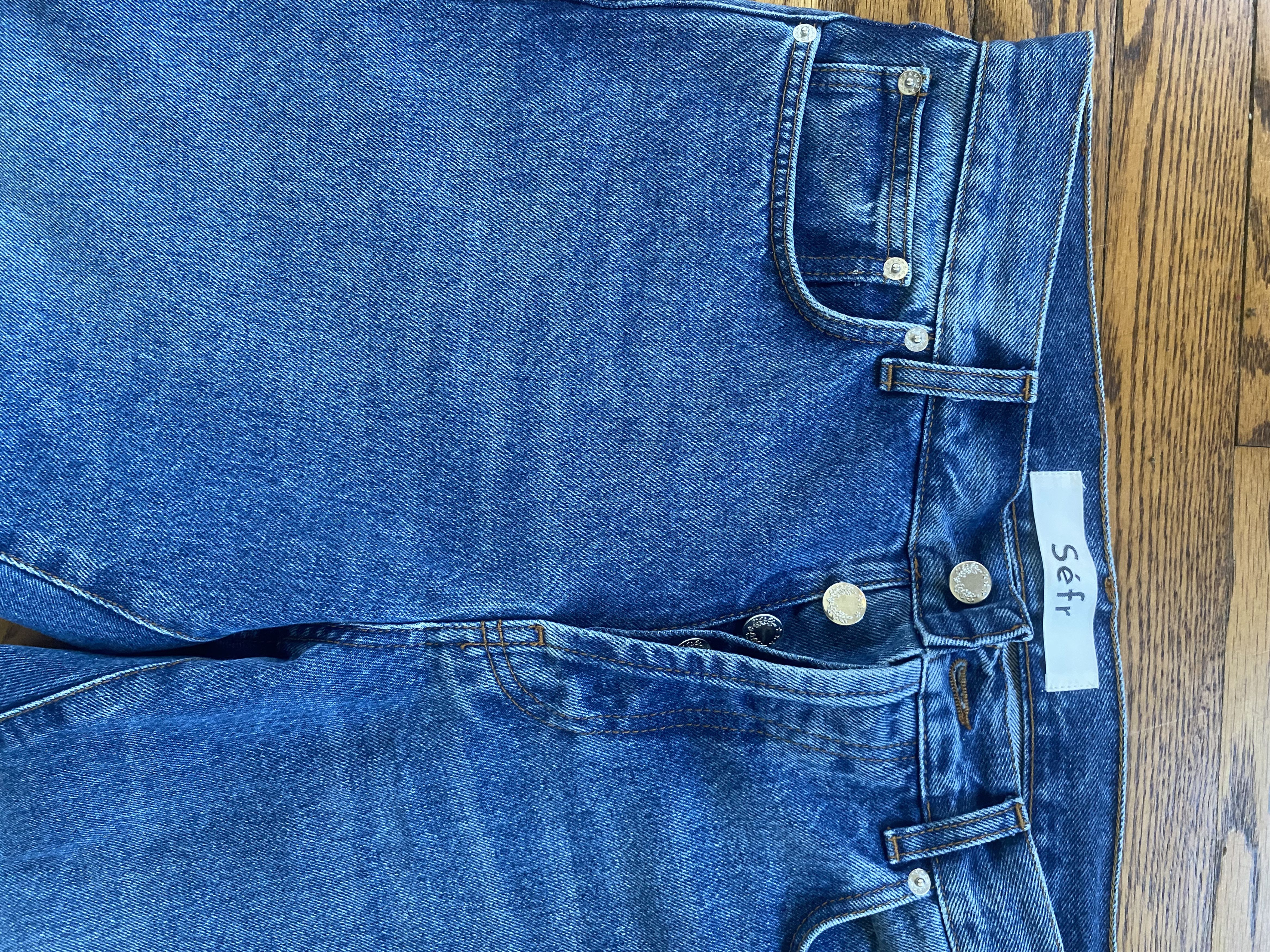Sefr Blue Straight Jeans Size US 32 / EU 48 - 4 Thumbnail
