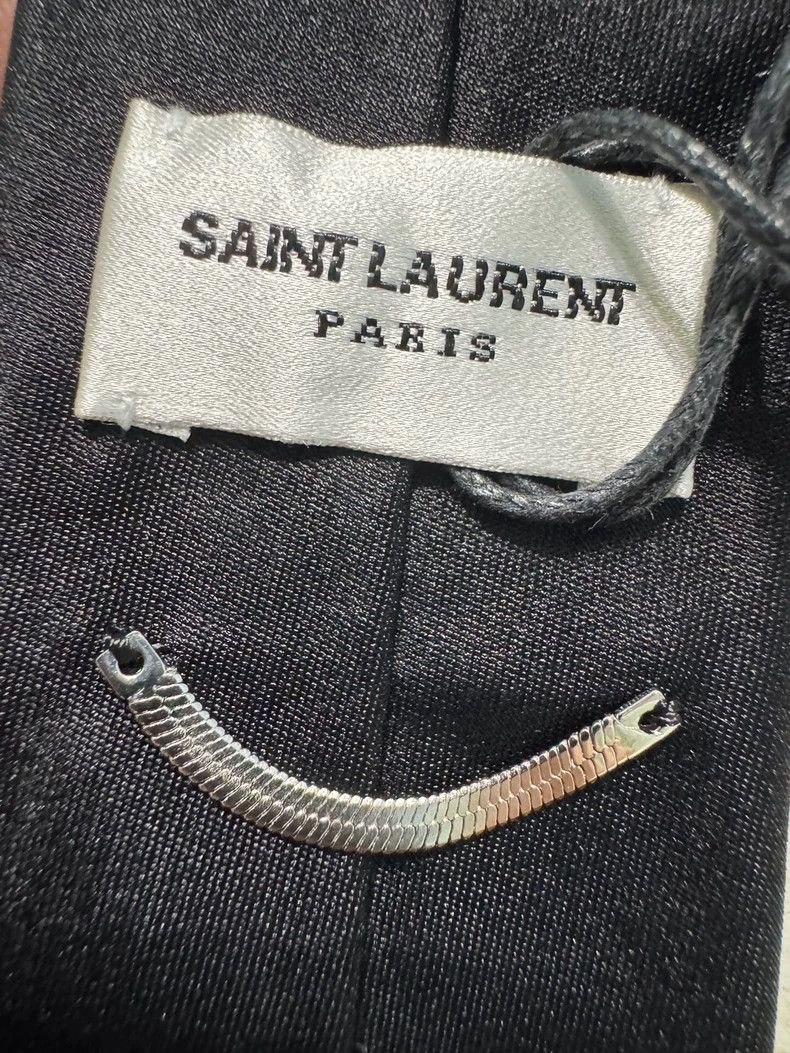 Saint Laurent Paris Saint laurent paris 24 New Silk Tie 2506-Nextarrow Size ONE SIZE - 6 Thumbnail