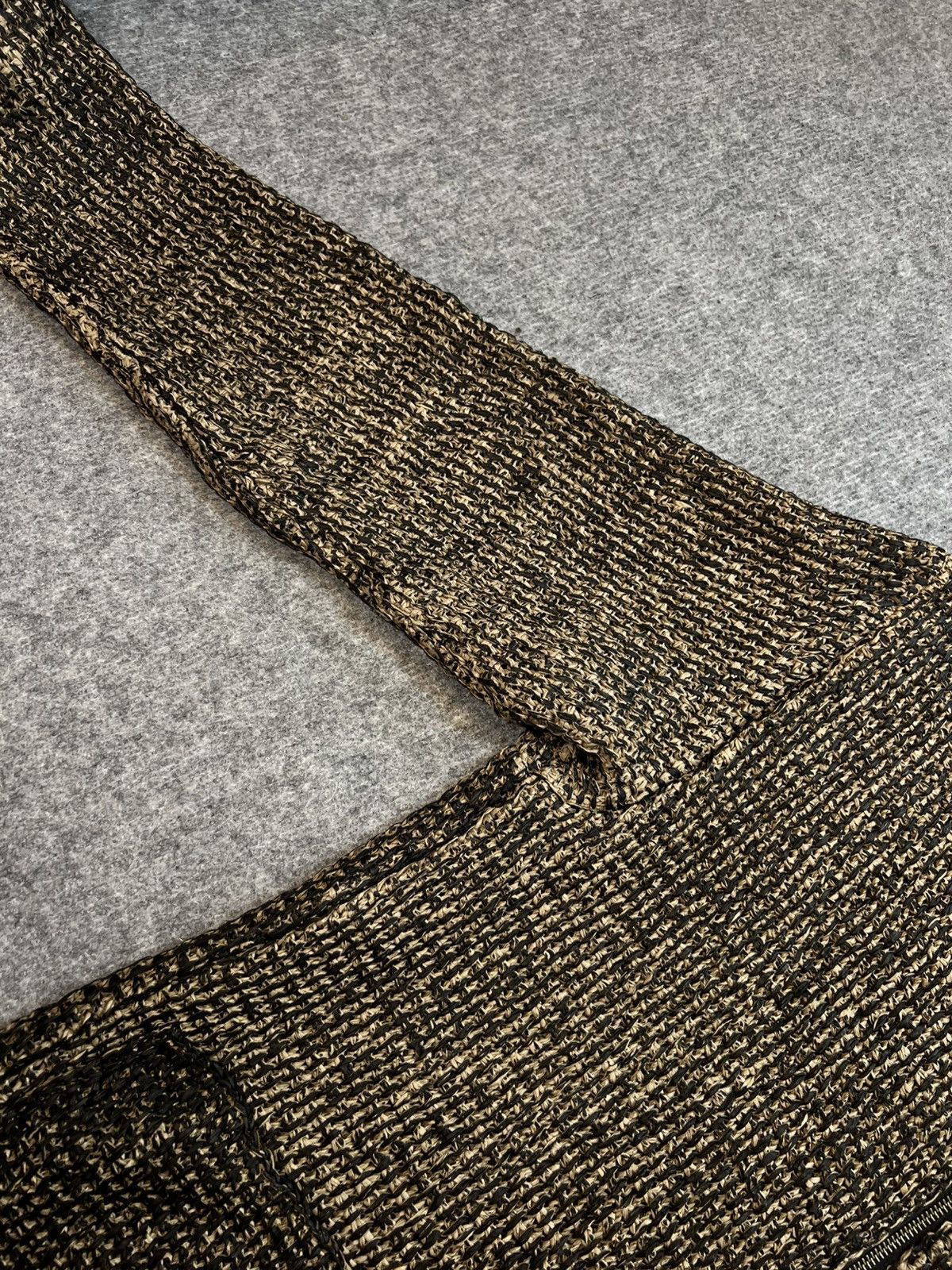 Issey Miyake VINTAGE ARCHIVE ISSEY MIYAKE JAPAN PAPER KNIT HAND MADE SWEA Size US XL / EU 56 / 4 - 9 Thumbnail