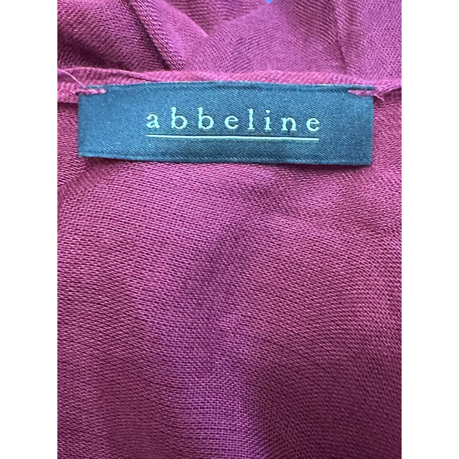Other Abbeline Cardigan Sweater Dolman Ruffled Sleeves Burgundy OS Size L / US 10 / IT 46 - 8 Thumbnail