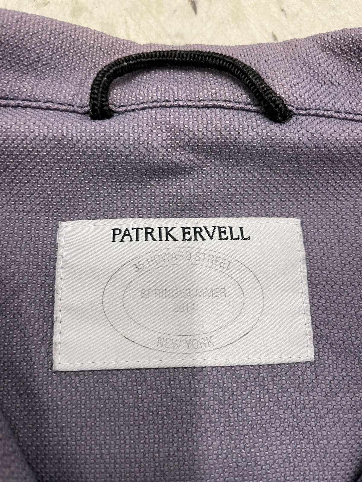 Patrik Ervell Shirt Jacket Nylon Snap Up Zip Pocket SS 2014 Lavender Size US M / EU 48-50 / 2 - 3 Thumbnail