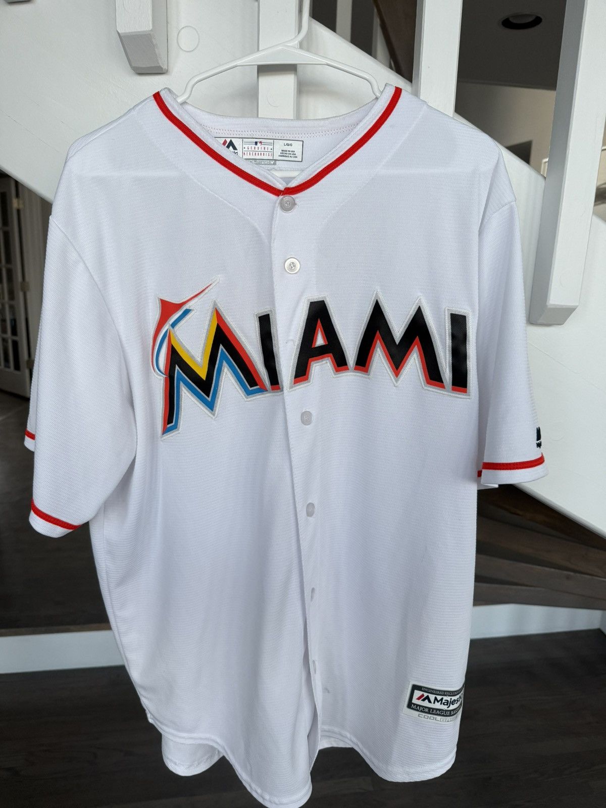 Majestic Miami Marlins Home Jose Fernandez Adult Large Jersey Size US L / EU 52-54 / 3 - 1 Thumbnail