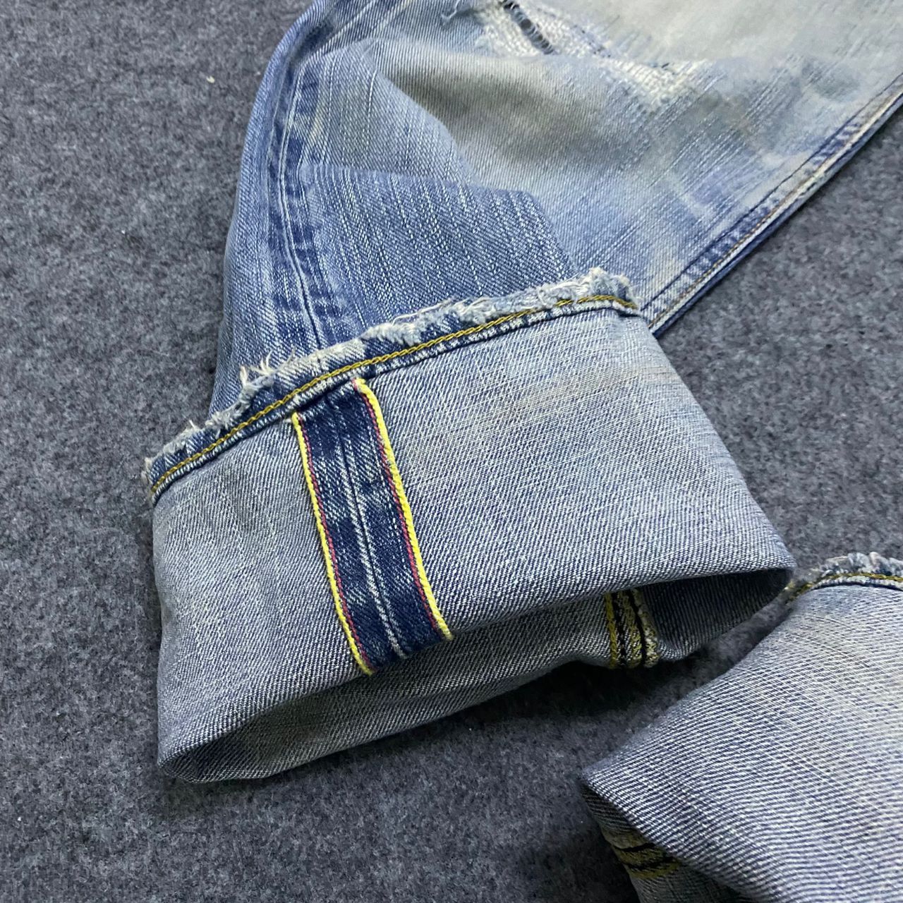 If Six Was Nine 💥Best offer💥Vintage Lee Cowboy Selvegde Distressed Denim Size US 30 / EU 46 - 13 Thumbnail