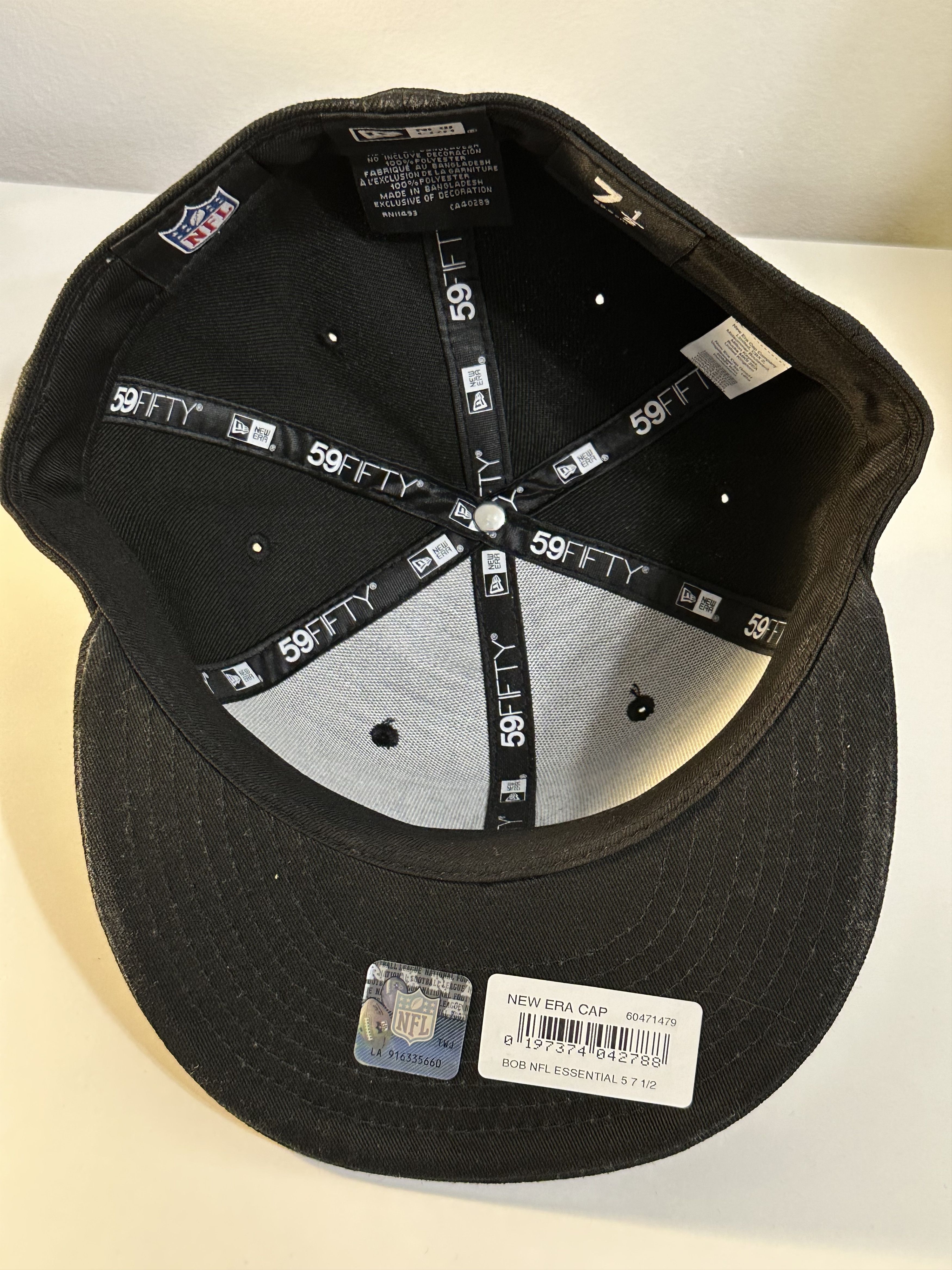 New Era New Era Raiders Cap 59FIFTY Size ONE SIZE - 4 Thumbnail