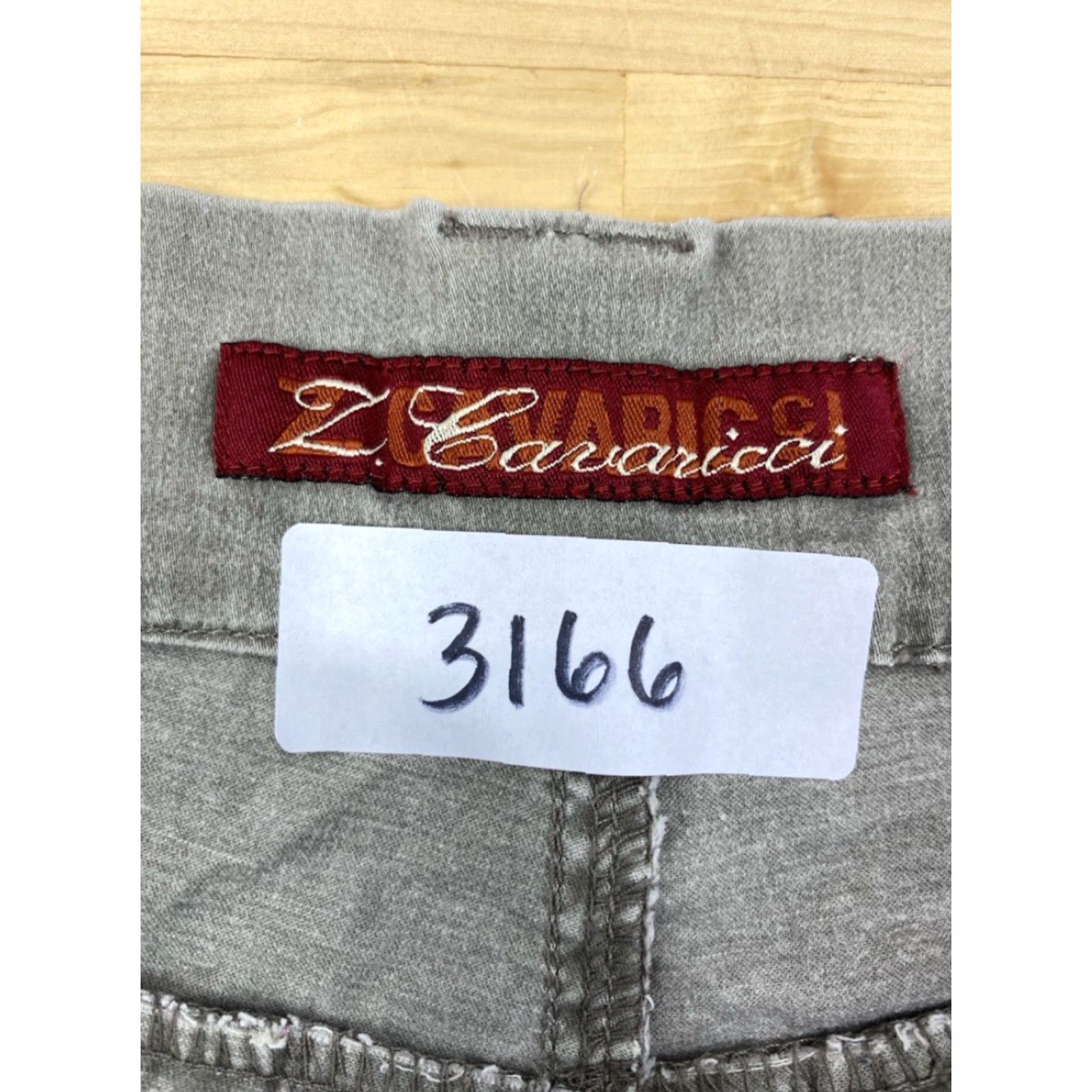Denime Z Cavaricci Women's Bermuda Denim Shorts Size 16 Green Bottoms Denim Color Green 16 Womens Size 38" / US 16 / IT 52 - 3 Thumbnail