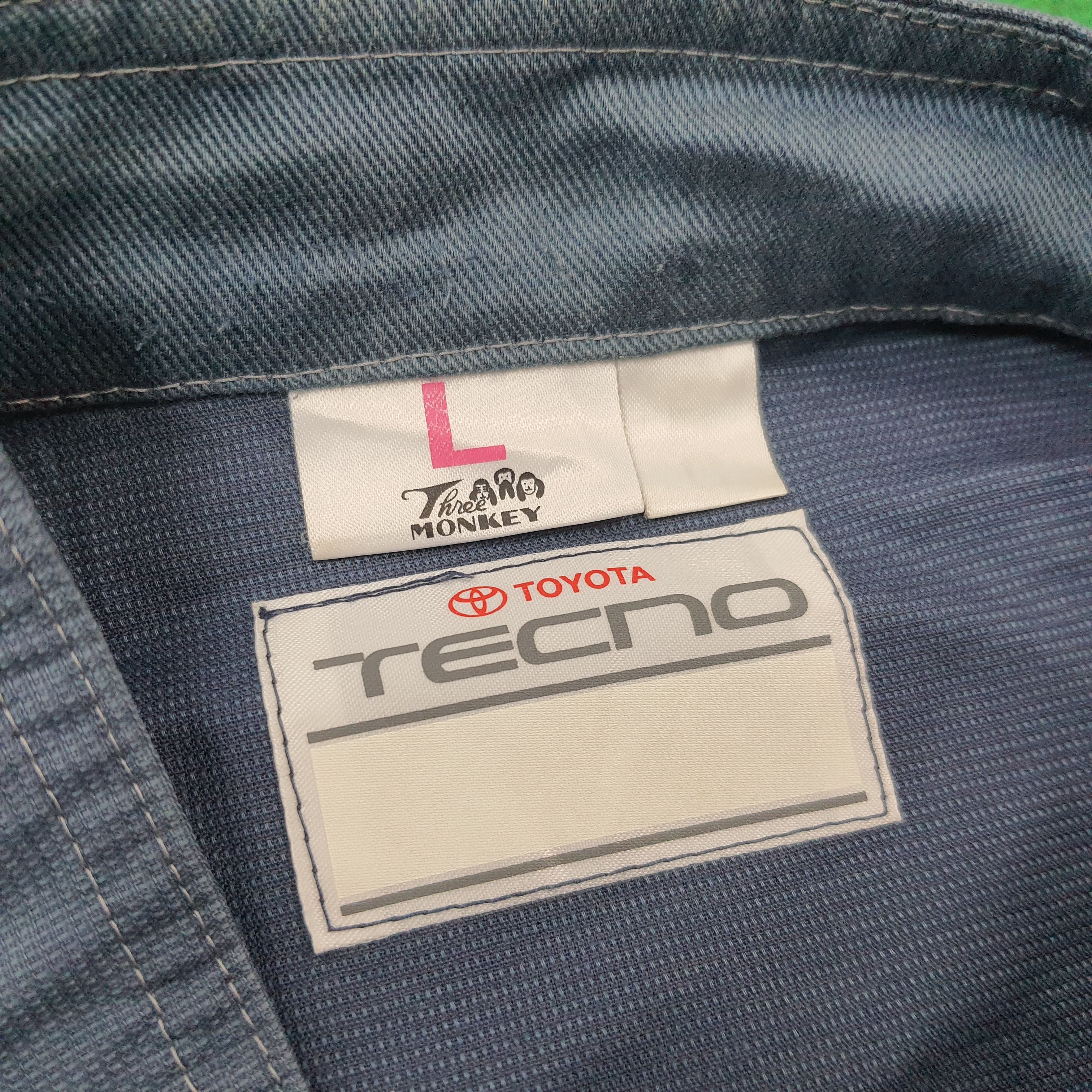 Japanese Brand × Vintage Vintage TOYOTA Tecno Racing Motorsports Coverall C232N12 Size US M / EU 48-50 / 2 - 6 Thumbnail