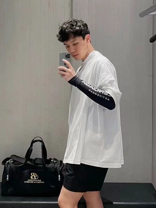 Balenciaga Balenciaga Logo Embroidered Polo Short-Sleeve T-Shirt Size US L / EU 52-54 / 3 - 9 Thumbnail