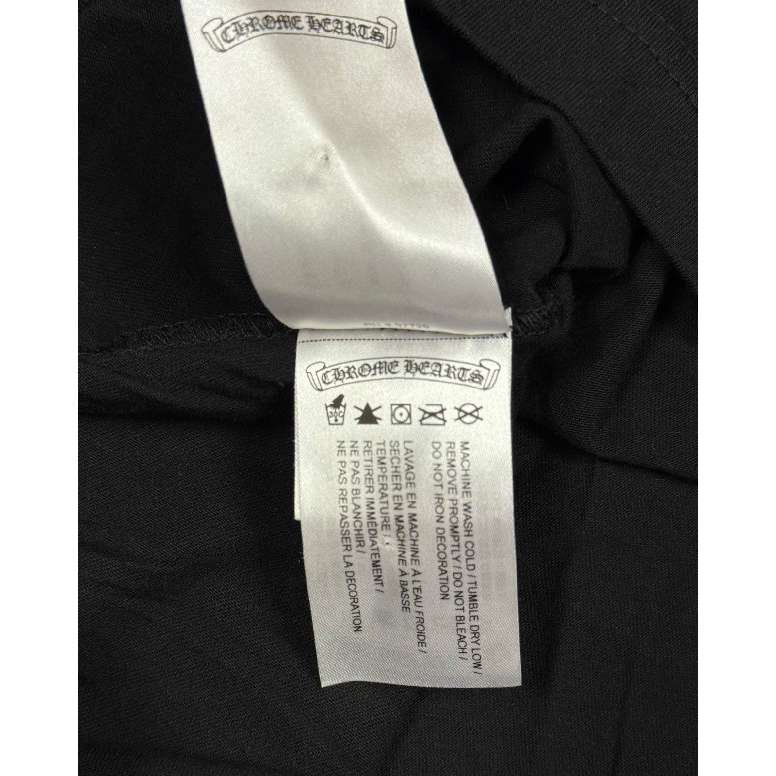 Chrome Hearts Chrome Hearts Black Yellow Neck Logo Longsleeve Size US XL / EU 56 / 4 - 10 Thumbnail