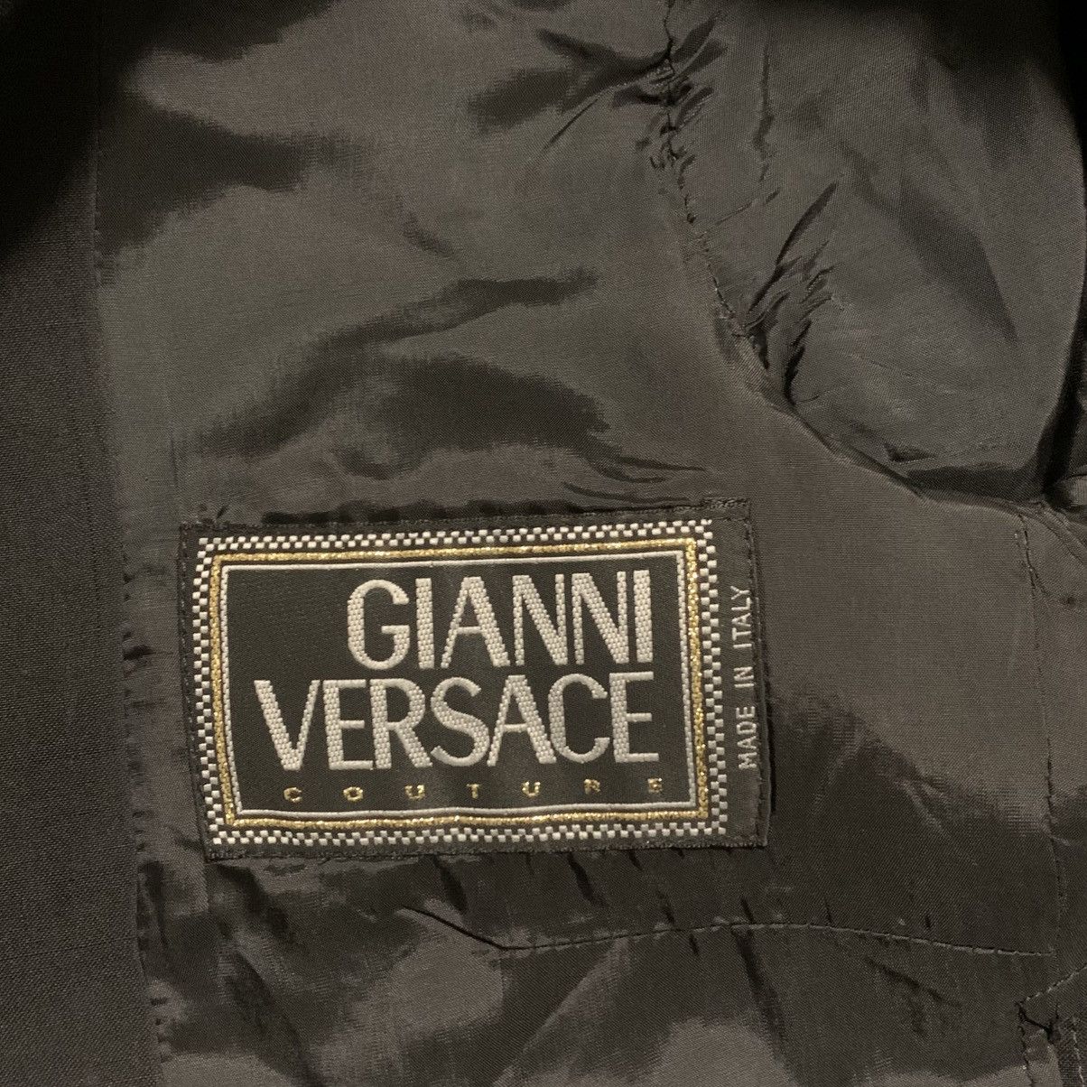 Versace 80’s Gianni Versace Medusa Pin Blazer Jacket Size L / US 10 / IT 46 - 3 Thumbnail