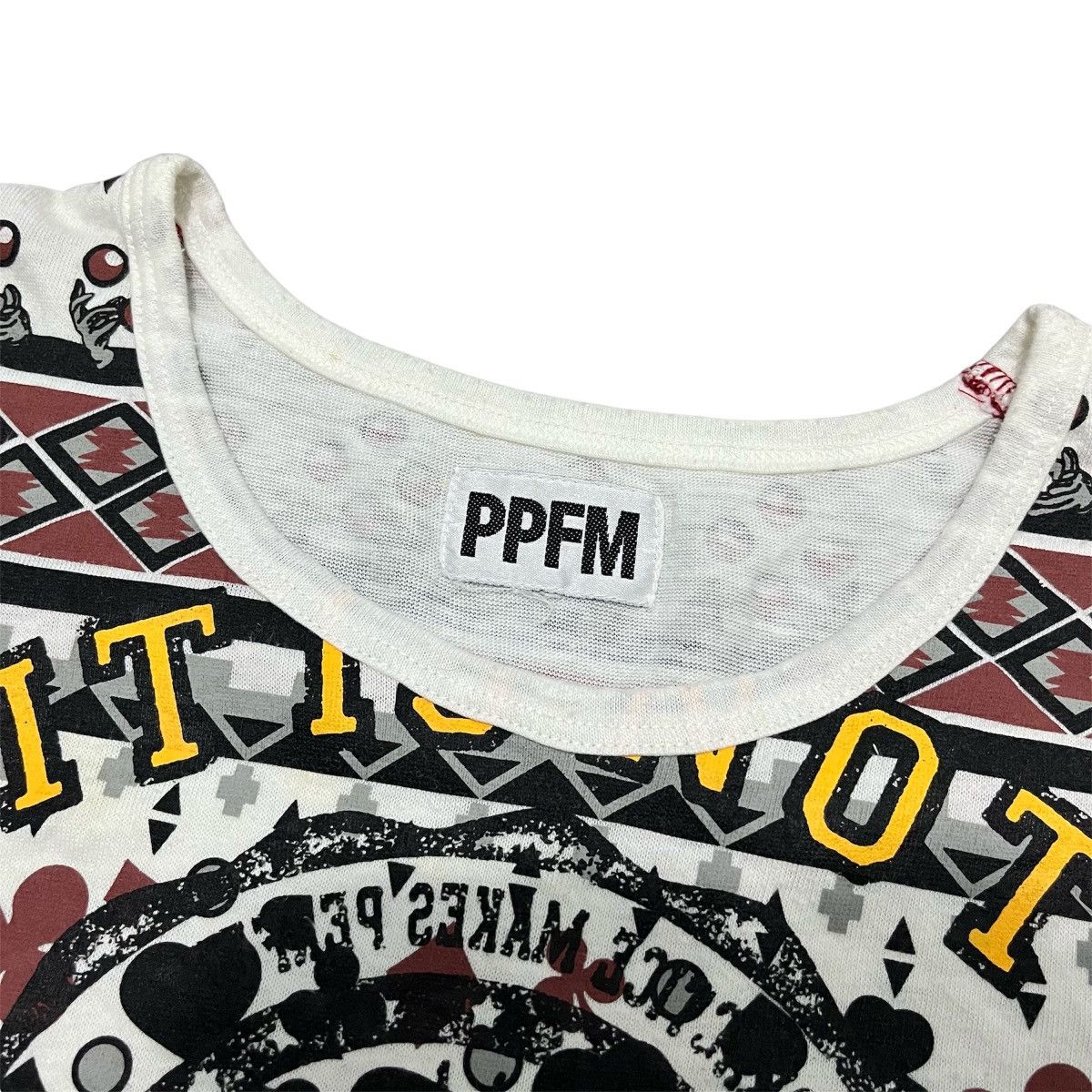 PPFM 2000s PPFM Tribal Geometric Pattren T-shirt ifsix LgbStyle Size US S / EU 44-46 / 1 - 5 Thumbnail