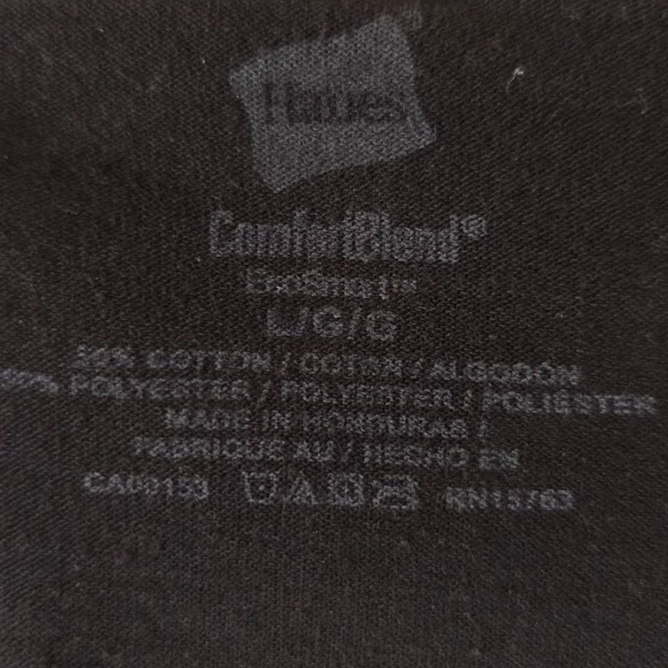Hanes Christian T Shirt Mens Large Black Bible Verses Revelation Genesis Size US L / EU 52-54 / 3 - 6 Thumbnail