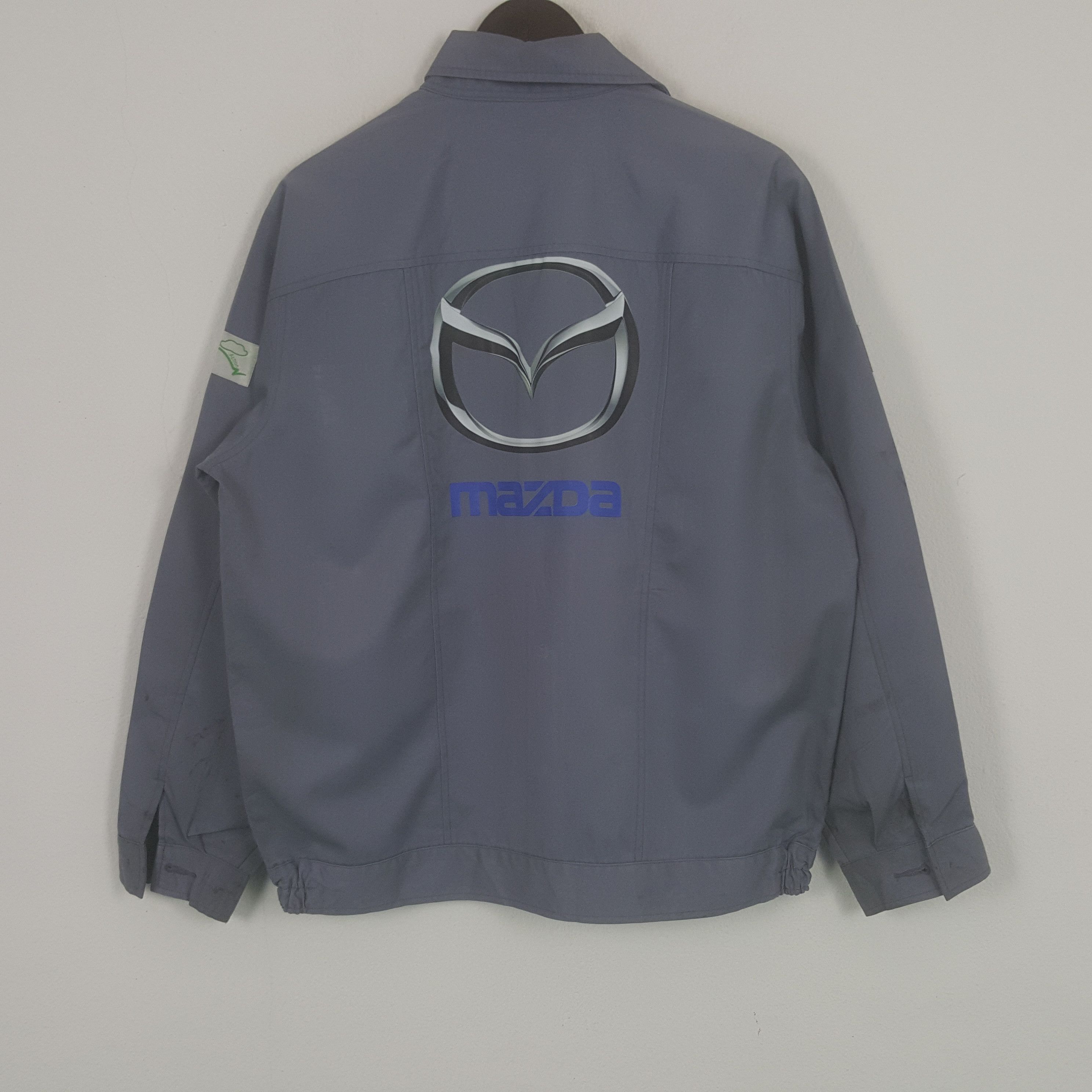 Vintage Mazda Racing Team Worker Custom Art Jacket