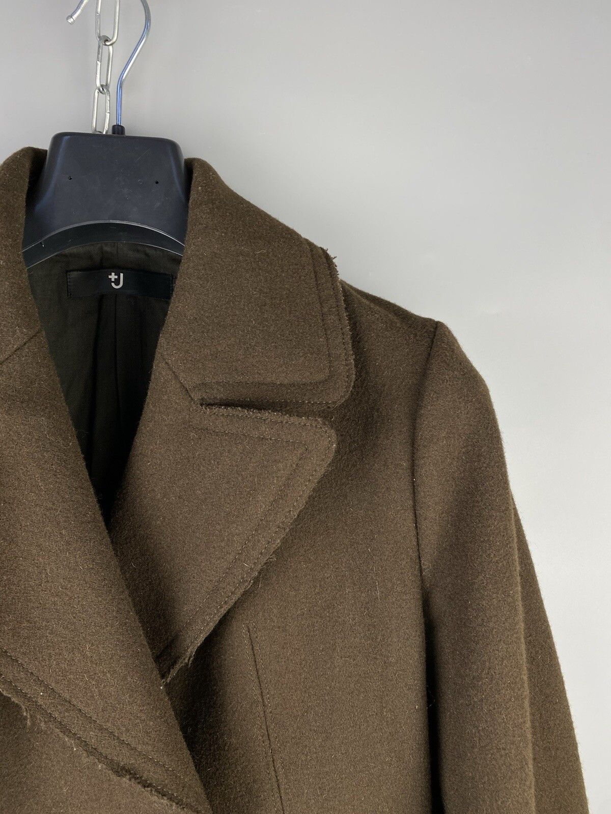 Jil Sander × Uniqlo Jil Sander Uniqlo J+ Womens Wool Casual Pea Coat Size L / US 10 / IT 46 - 6 Thumbnail