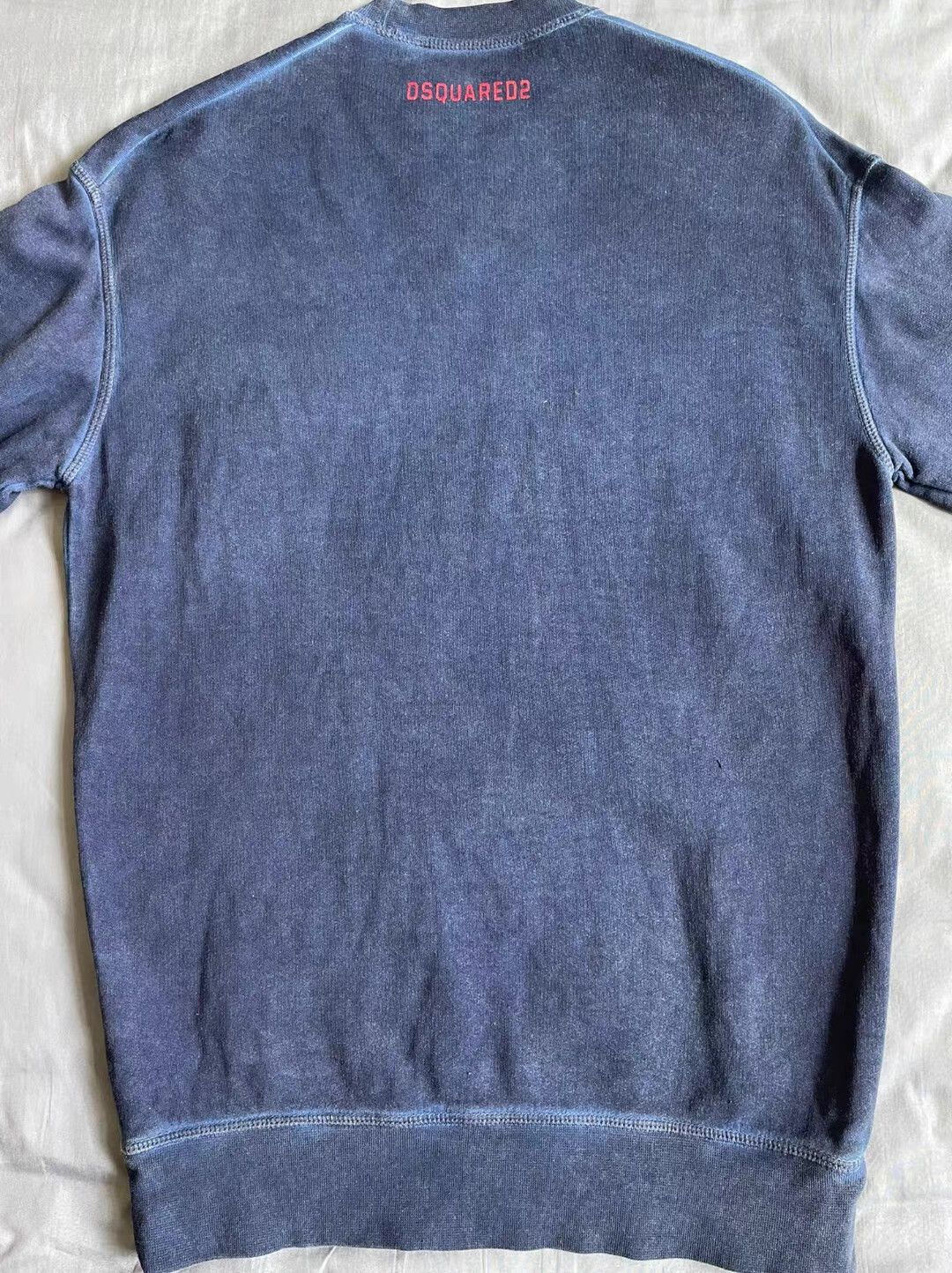 Dsquared2 Dsquared2 dark blue heavy washed sweatshirt Q4 Size US M / EU 48-50 / 2 - 3 Thumbnail