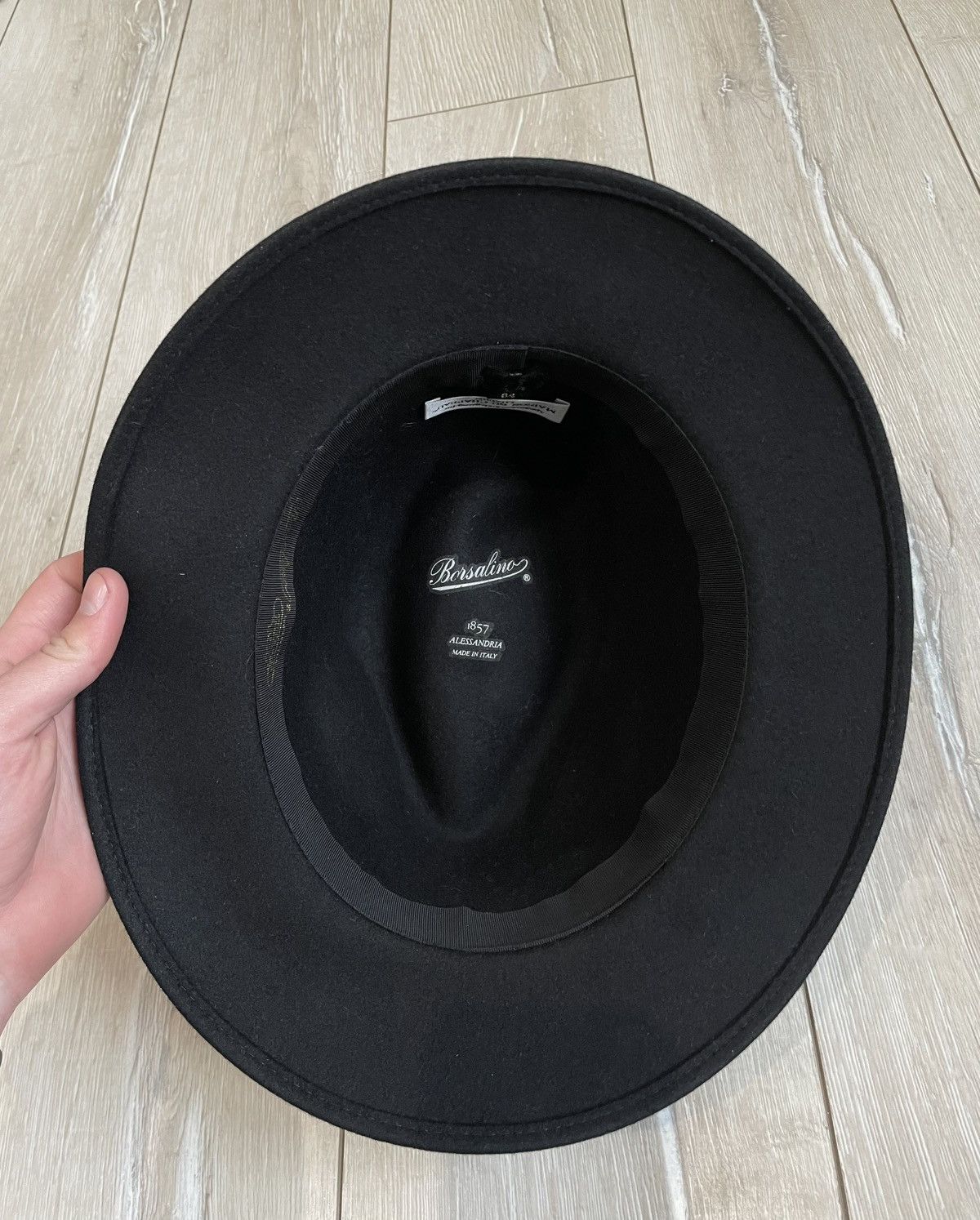 Borsalino Borsalino Alessandria 1857 Black Hat Size US8 UK 7 7/8 Size ONE SIZE - 7 Thumbnail